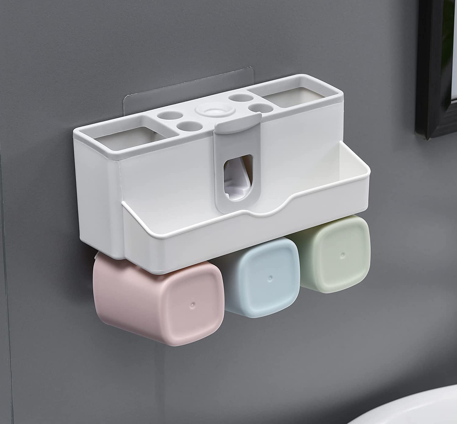 Tyzag Plastic Tooth Brush Holders For Bathroom, Toothbrush Holders, Toothbrush Holders For Bathroom Wall Mounted, Bathroom Racks