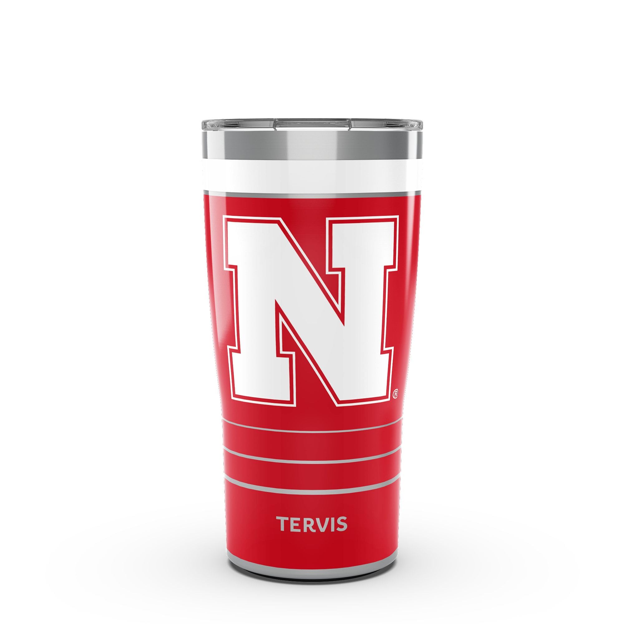 Tervis Traveler Nebraska Cornhuskers - MVP Triple Insulated Tumbler Travel Cup Keeps Drinks Cold & Hot, 20oz, Stainless Steel