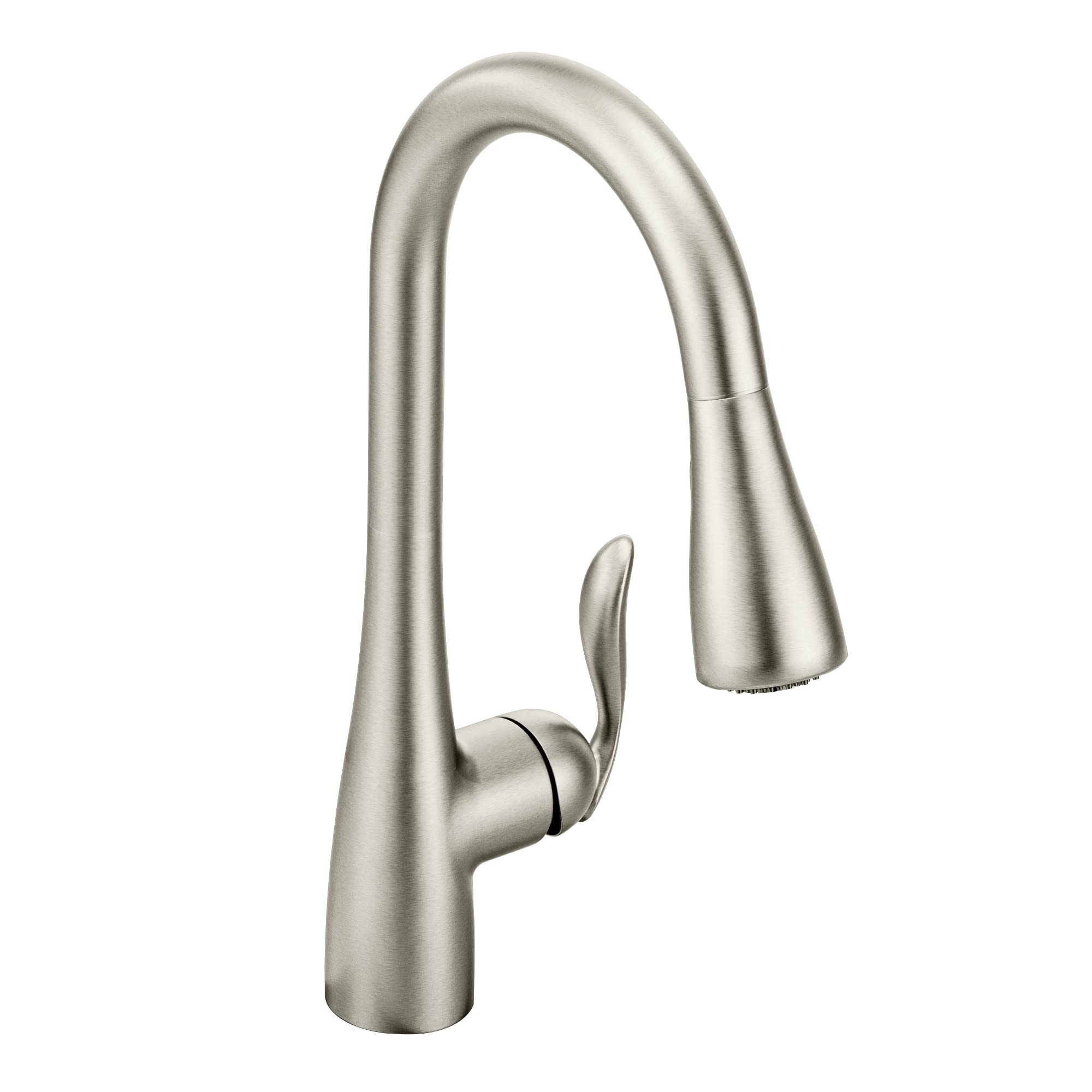 Moen Arbor Spot Resist Stainless One-Handle Pulldown Kitchen Faucet With Sprayer And A Reflex Docking System, Kitchen Sink Fauce