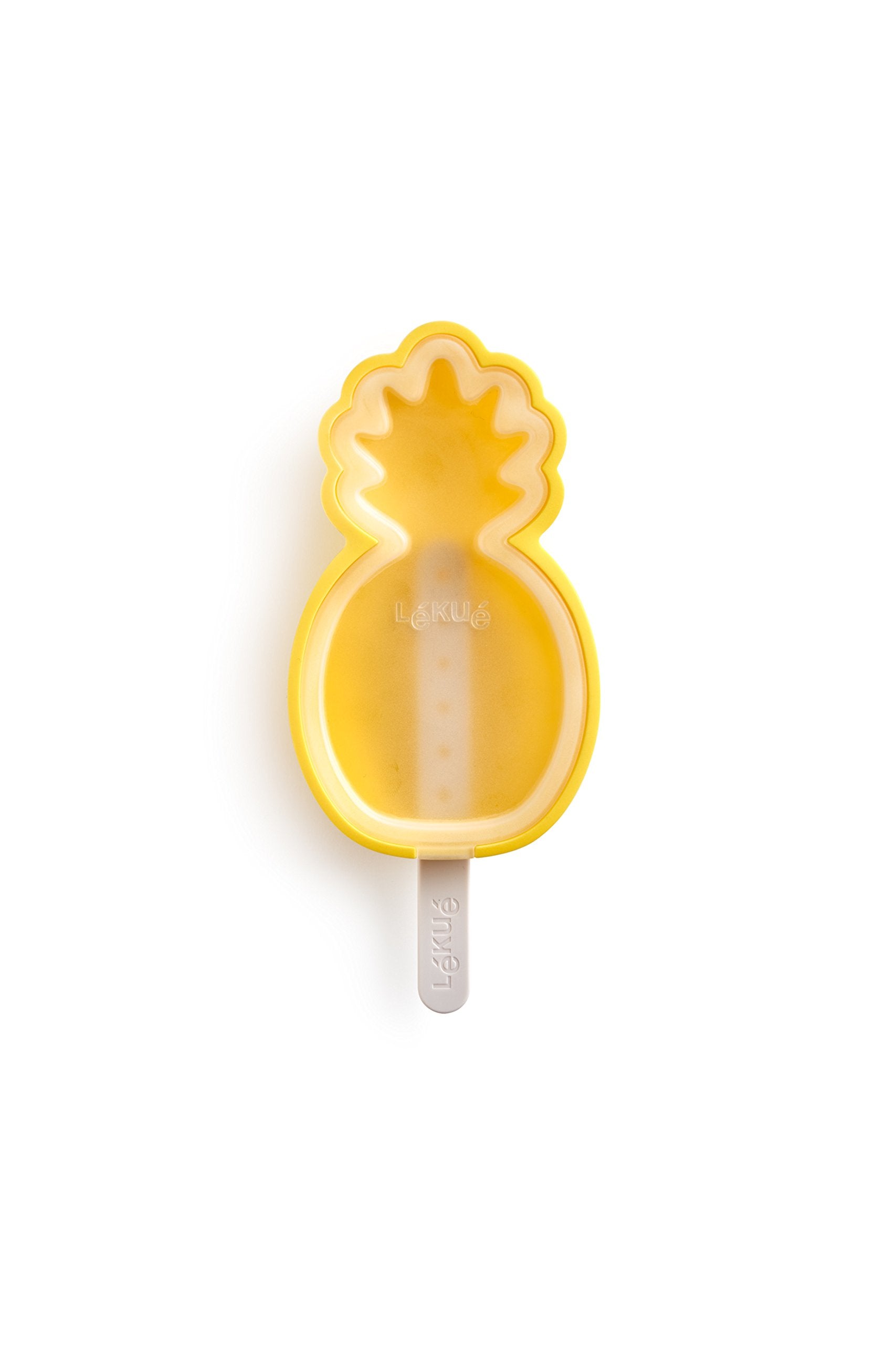 Lekue Pineapple Ice Cream Pop Mold (1 Unit), Yellow