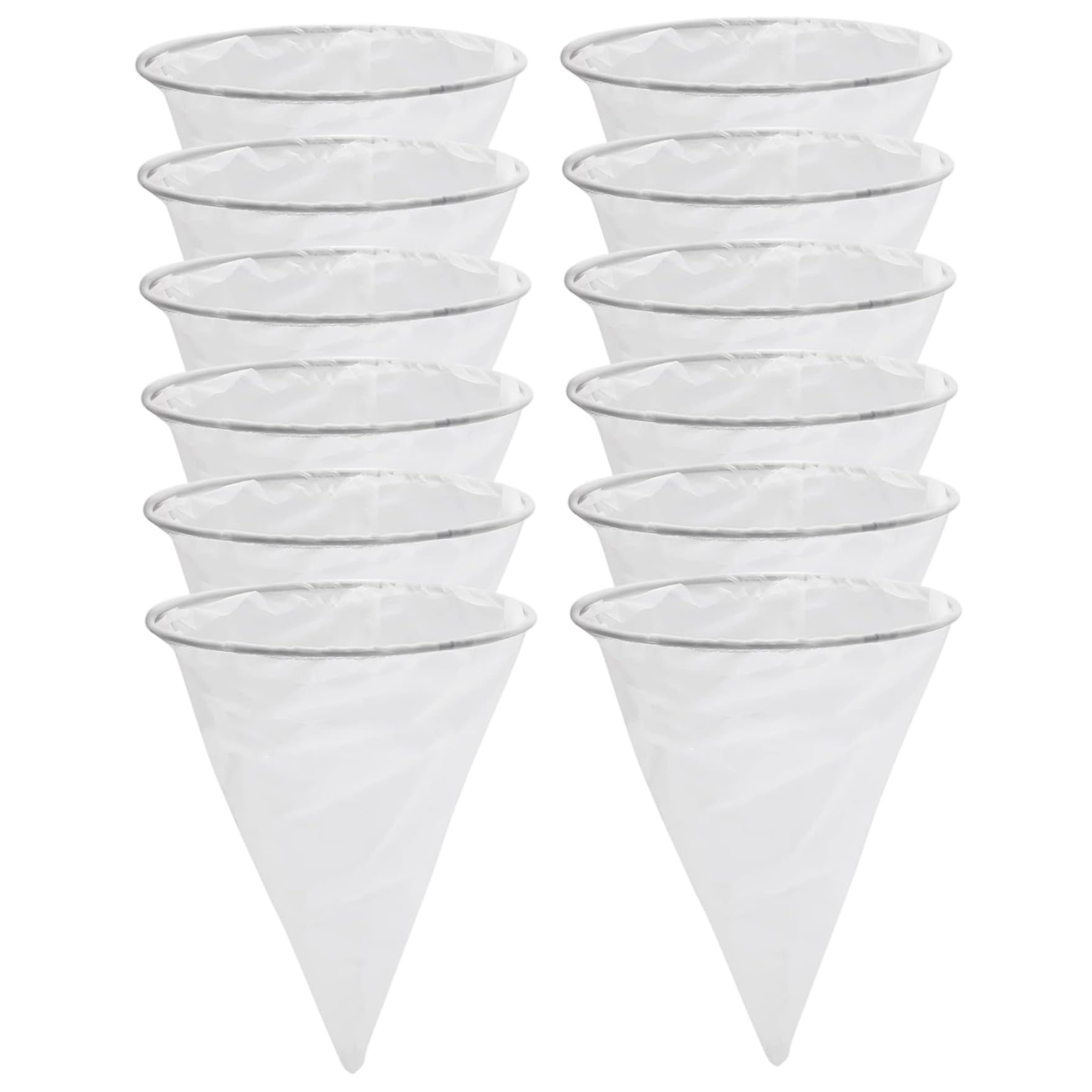Tsawntd Maple Syrup Filter, 12-piece Maple Syrup Filter Kit, 8 Thin & 4 Heavy-Duty Reusable Cloths, Conical Orlon Filters for Ma