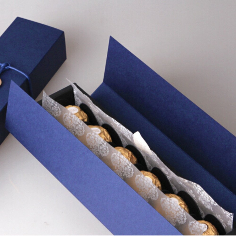 Bbc Bakery 6 Cavity Chocolate Gift Packaging Box Wedding Party Favor Boxes-Set Of 10 (6 Cavity)