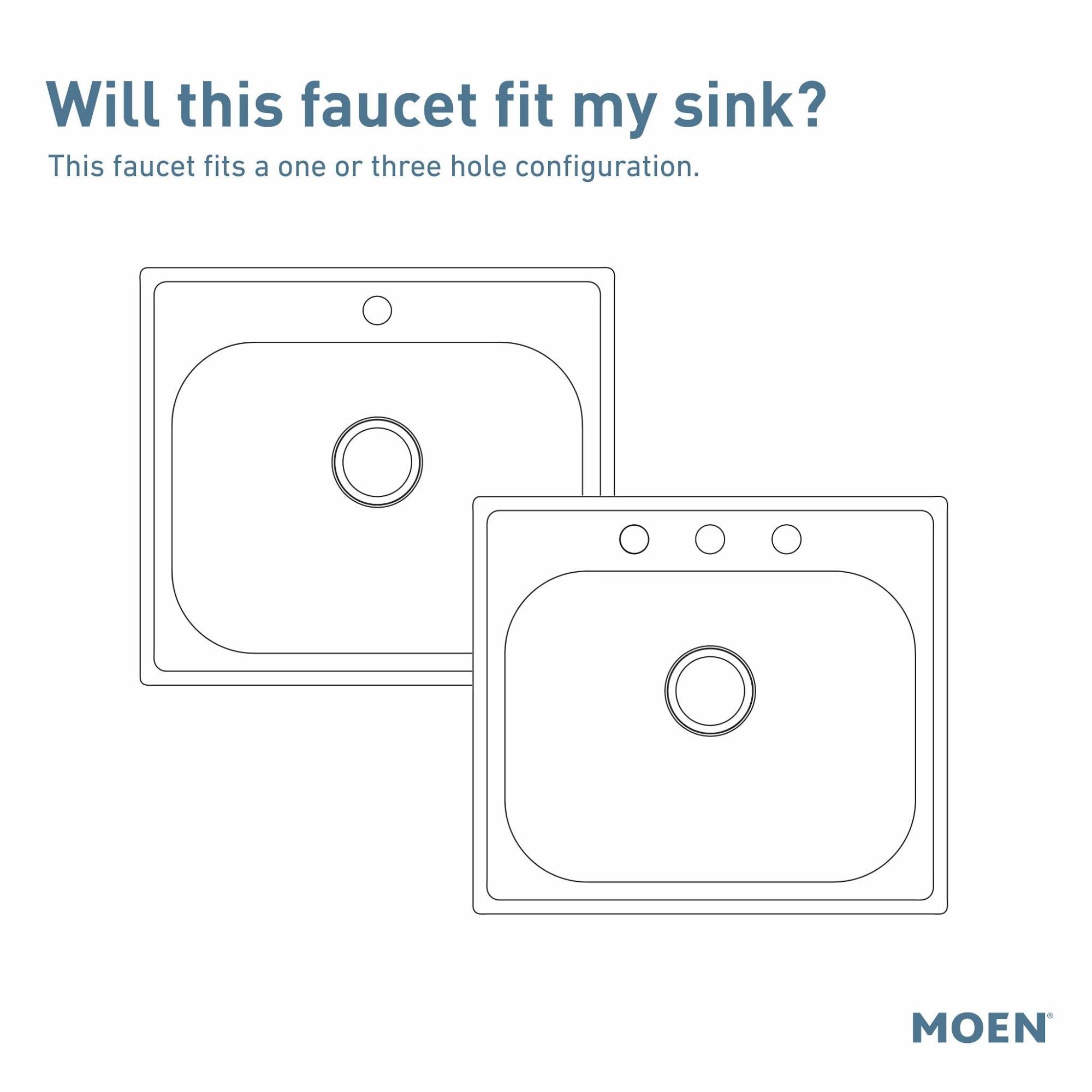 Moen Arbor Chrome Motionsense Wave Touchless One-Handle Pulldown Kitchen Faucet Featuring Power Clean, 7594Ewc