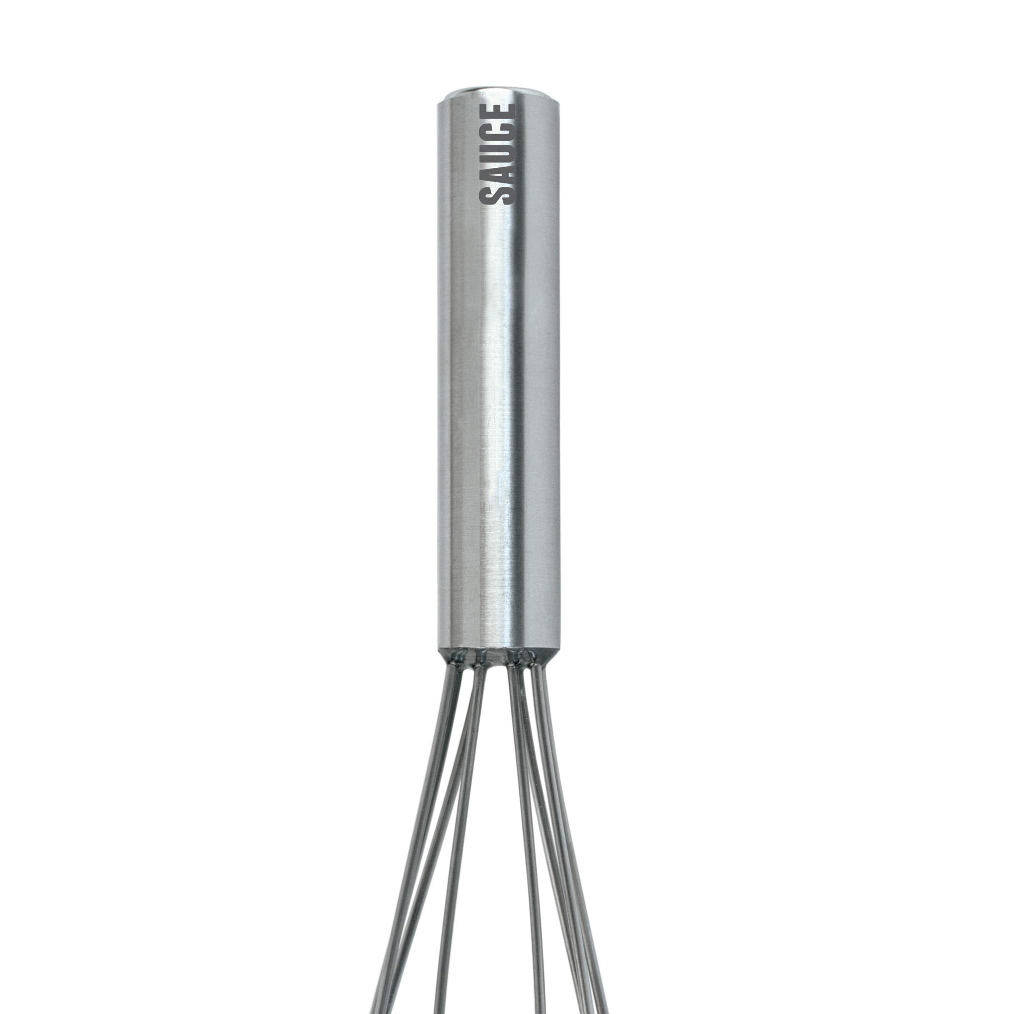 Stainless Steel Sauce Whisk, 10 - Kitchen Classic Sauce Whisks For Cooking, Blending, Mixing, Stirring, Whipping & Beating - W