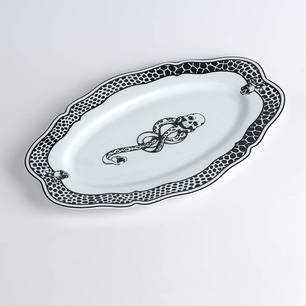 Harry Potter Voldemort Death Eater Dark Mark Porcelain 14'' Serving Platter