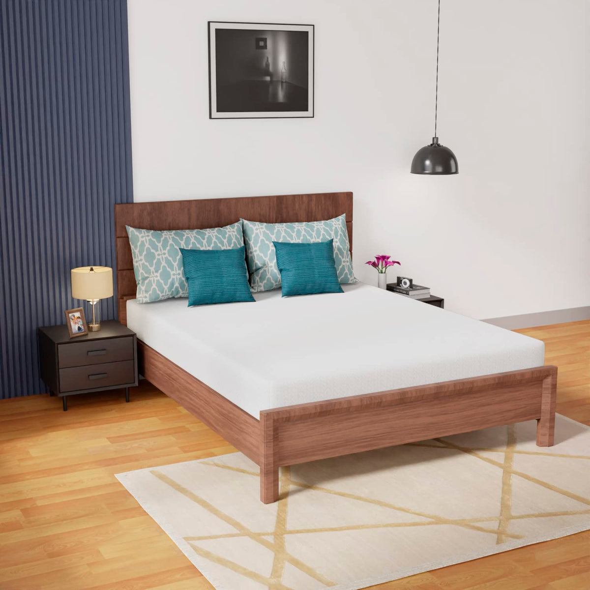 10 Inch Memory Foam Mattress Queen Mattress Wave Comfort Foam Mattress Certipur-Us Certified,Removable Soft Cover, Mattresses Fo