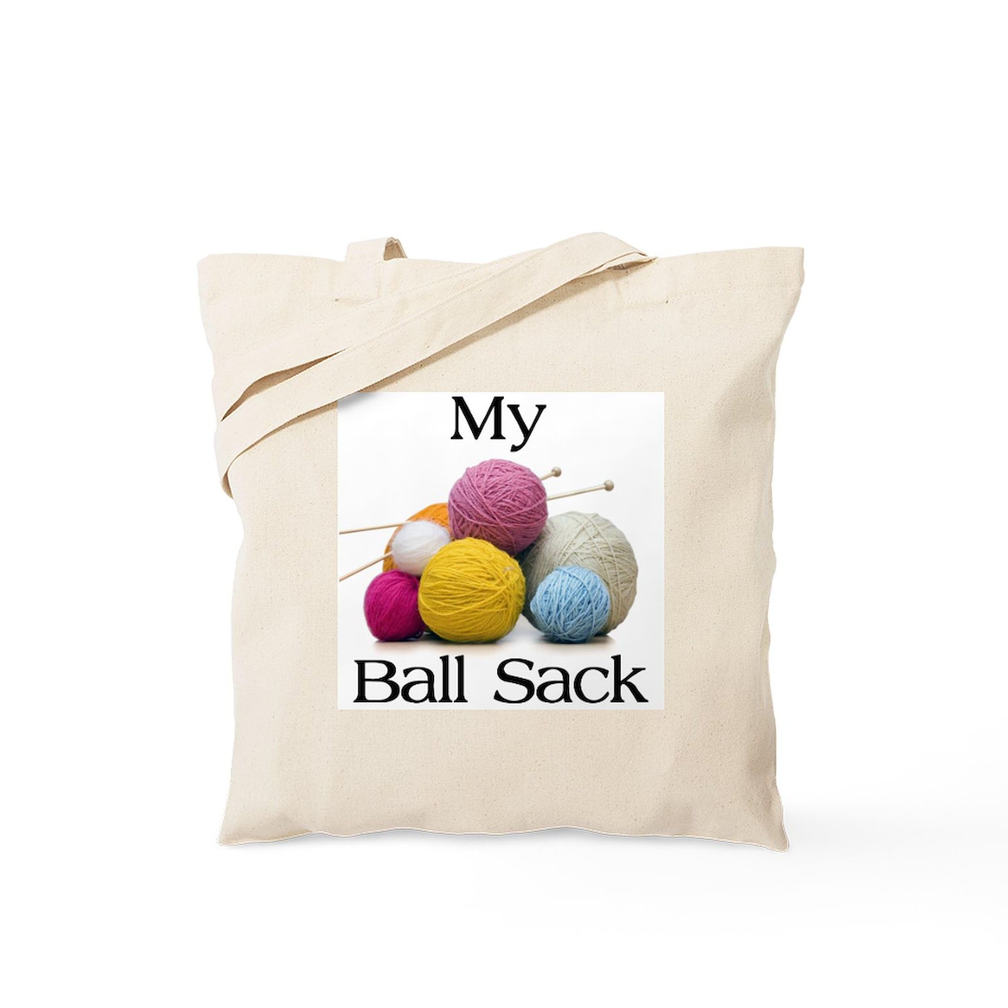 Cafepress Knitting Gifts Tote Bag Natural Canvas Tote Bag, Reusable Shopping Bag