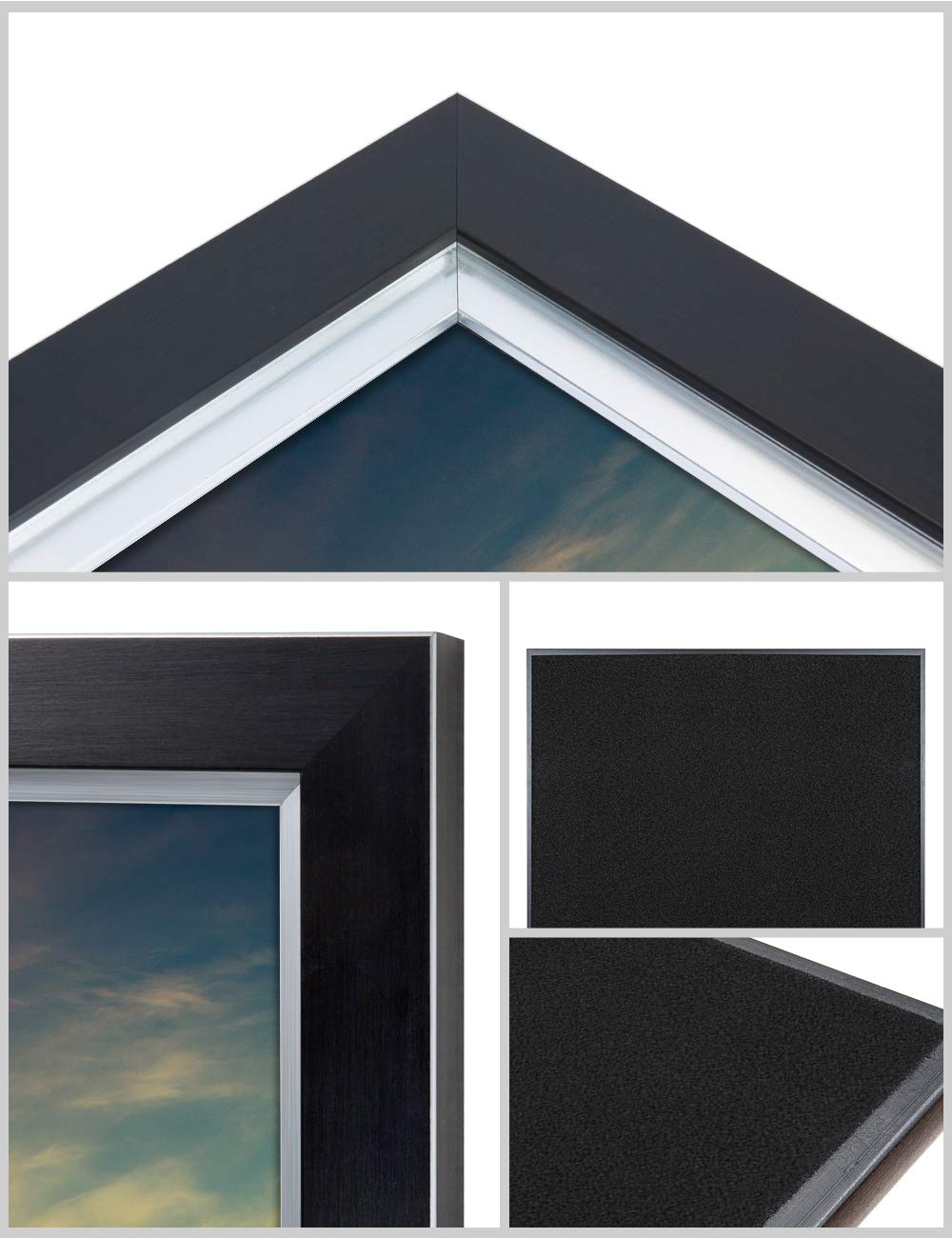 Ipic - We Are Family Personalized Artwork With Names, Customized Gift For Anniversary. Giclee Wall Art With High Grade Frame. Pi