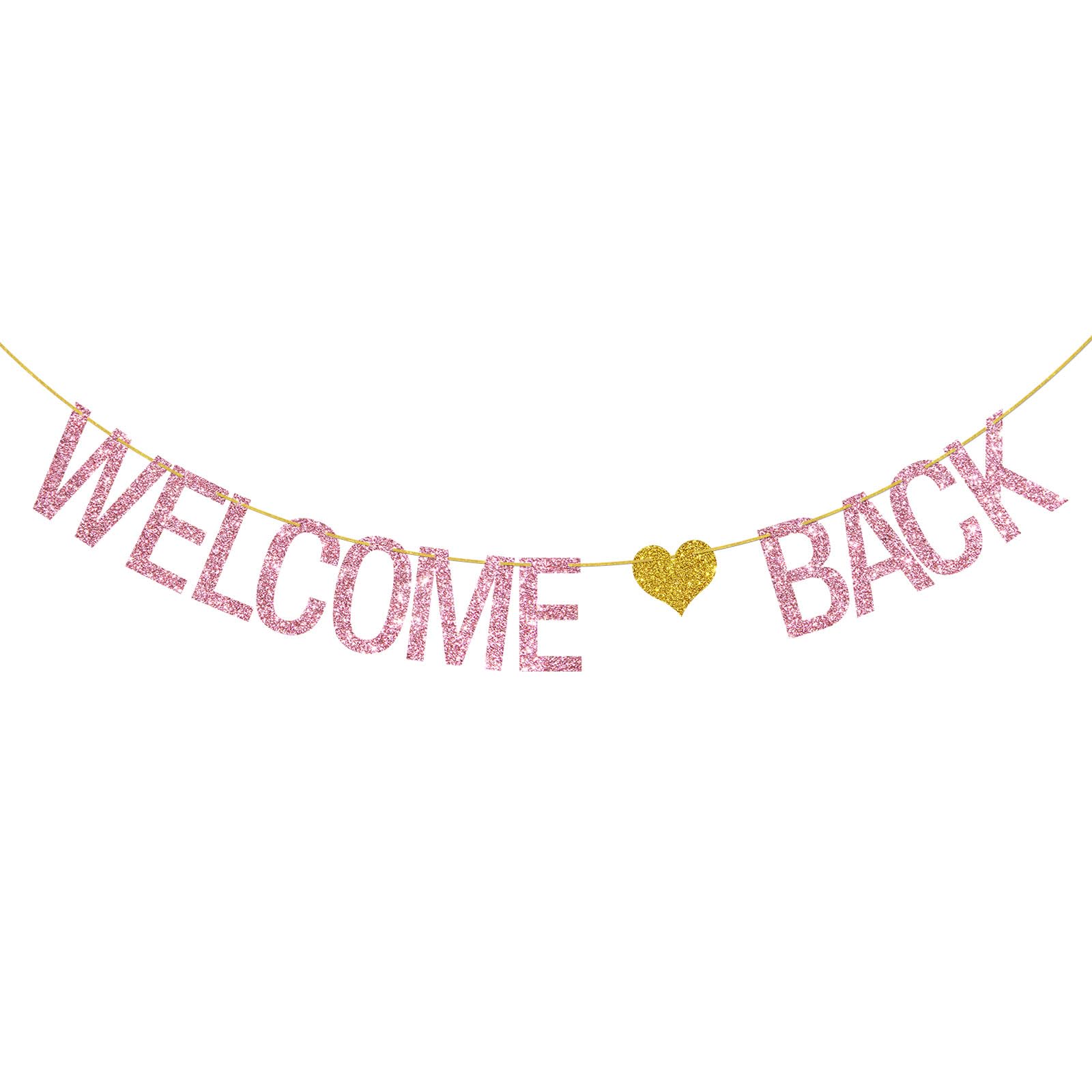 Helewilk Welcome Back Banner, Welcome Home, Back To School For Classroom Patriotic Military Returning Home Homecoming Party Supp