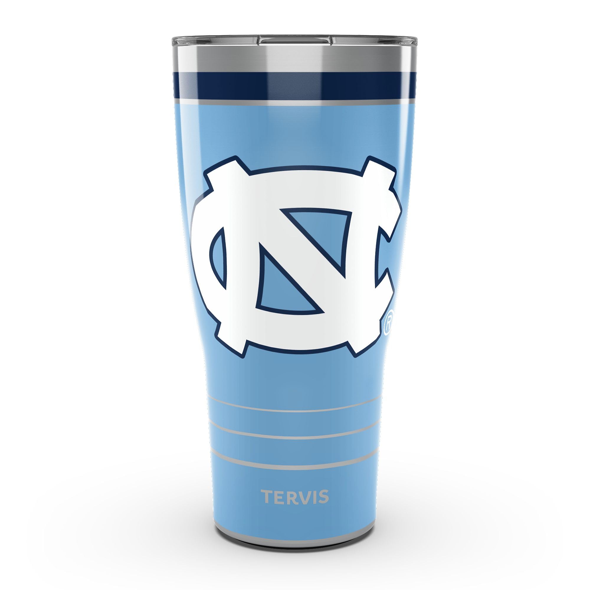 Tervis Traveler North Carolina Tar Heels - MVP Triple Insulated Tumbler Travel Cup Keeps Drinks Cold & Hot, 30oz, Stainless Stee
