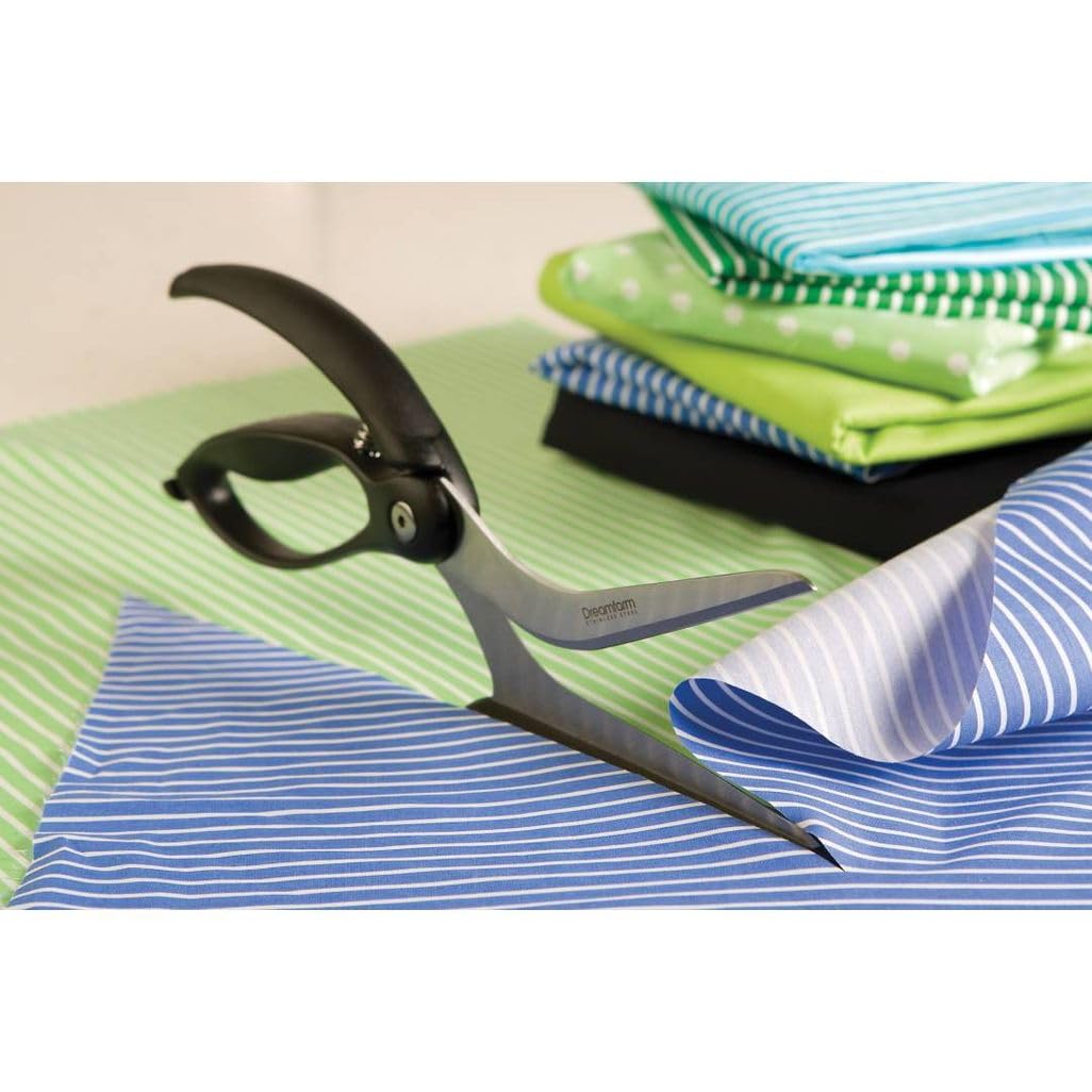 Dreamfarm Scizza 2-In-1 Easy Ergonomic Pizza Scissors With Stainless Steel Pizza Cutter Blades & Non-Stick Slice Server - Black