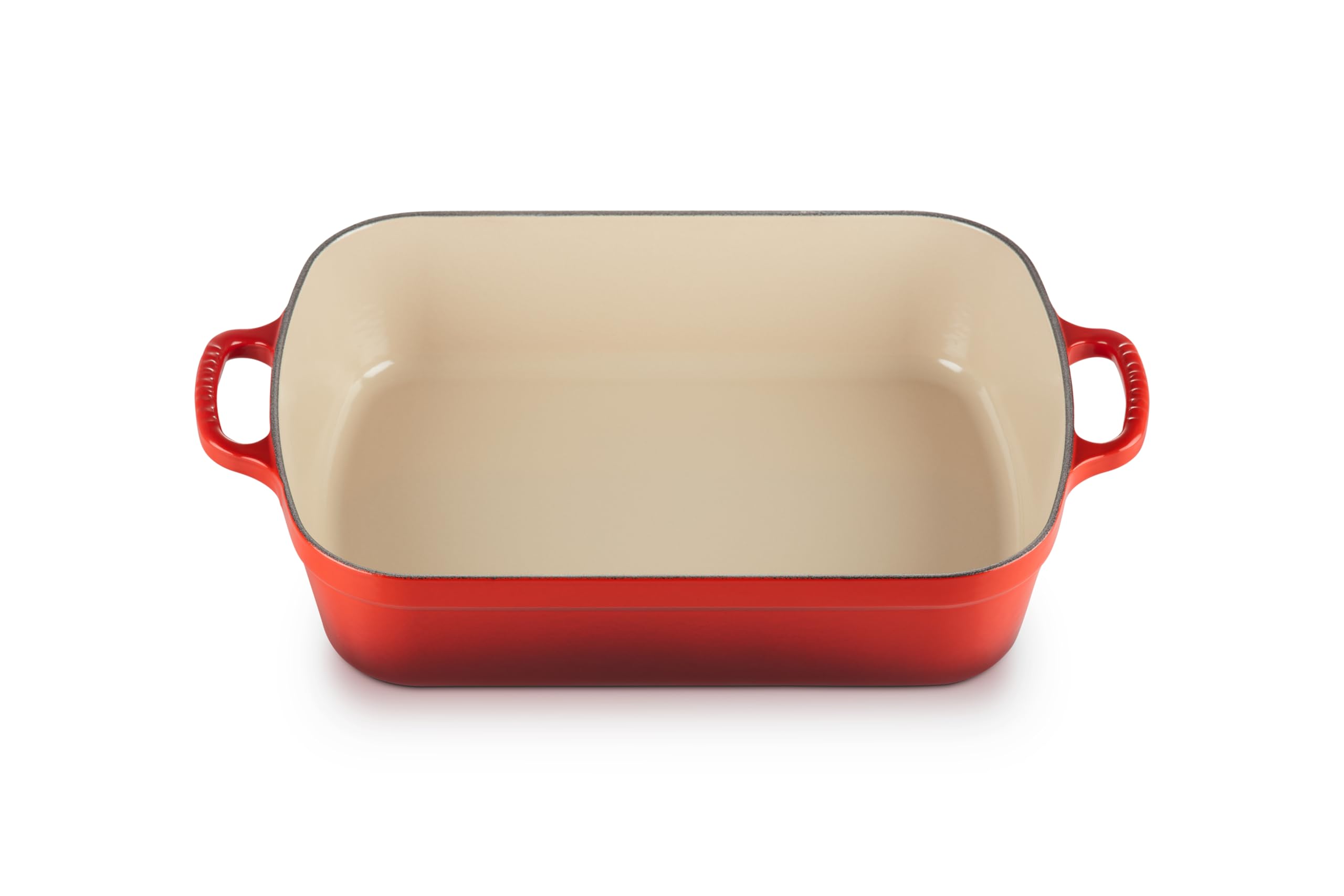 Le Creuset Enameled Cast Iron Signature Rectangular Roaster, 5.25 qt. (11.7 x 16.8), Cerise
