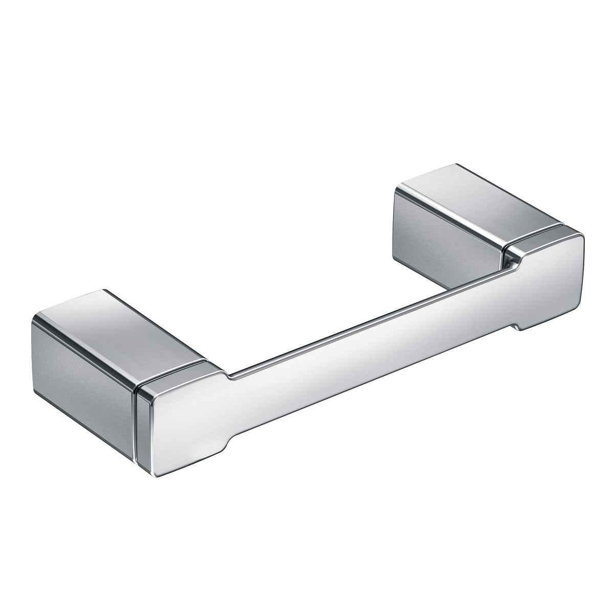 Moen Yb8808Ch 90 Degree Modern Double Post Pivoting Toilet Paper Holder, Chrome