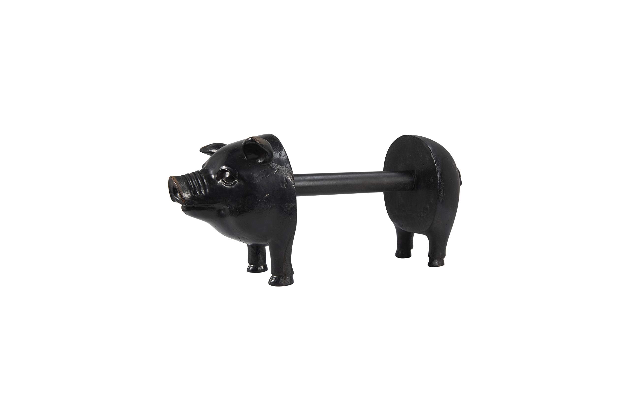 Creative Co-Op Antiqued Bronze Pig Paper Towel Holder