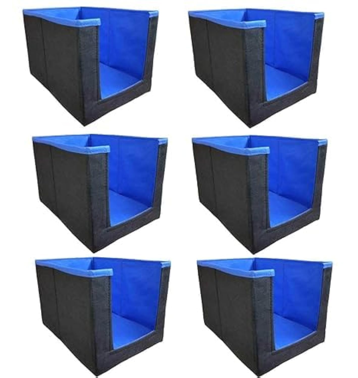 Unicrafts NonWoven Clothes Organizer Box For Wardrobe & Closet Storage, Foldable Shirt Stacker, Multipurpose Storage Bin For Cl