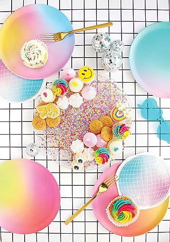 C.R. Gibson, Kailo Chic Acrylic Sprinkles Cake Plate (Acp-25406)