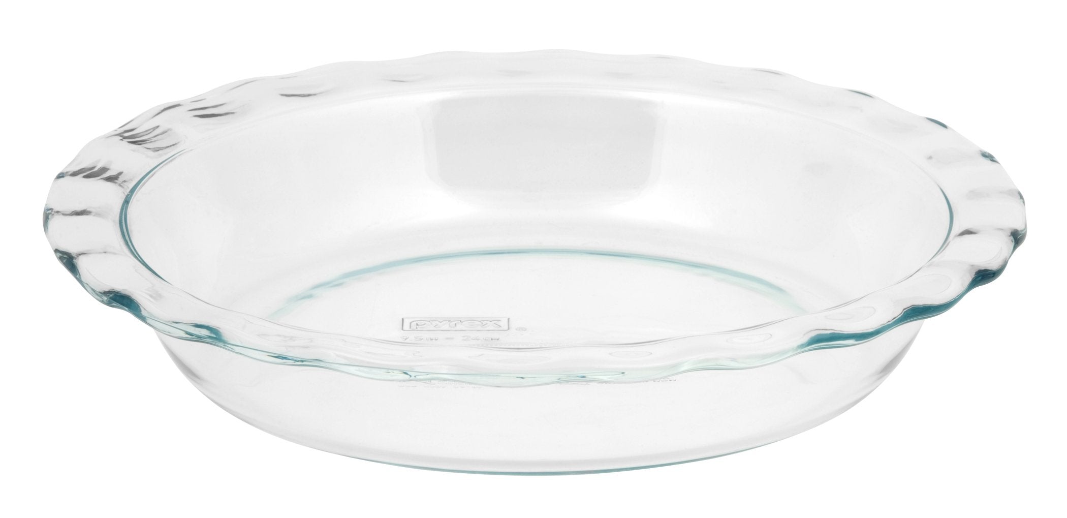 World Kitchen-Pyrex/Corelle 1085800 ''Pyrex Easy Grab'' Glass Pie Plate - 9.5'' (Pack Of 6)