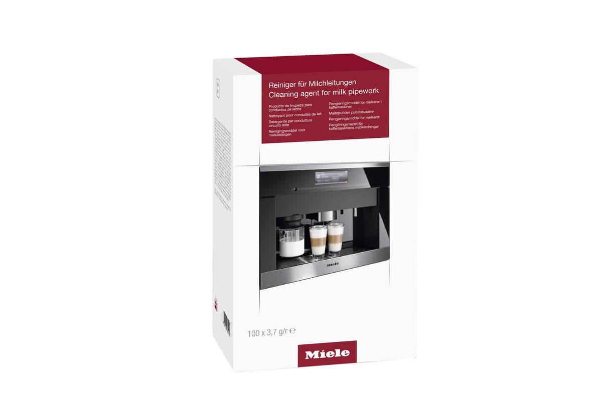 Miele Original Pipework Cleaner, Hygienically Clean Milk Pipework In Coffee Machines, 100 Packets