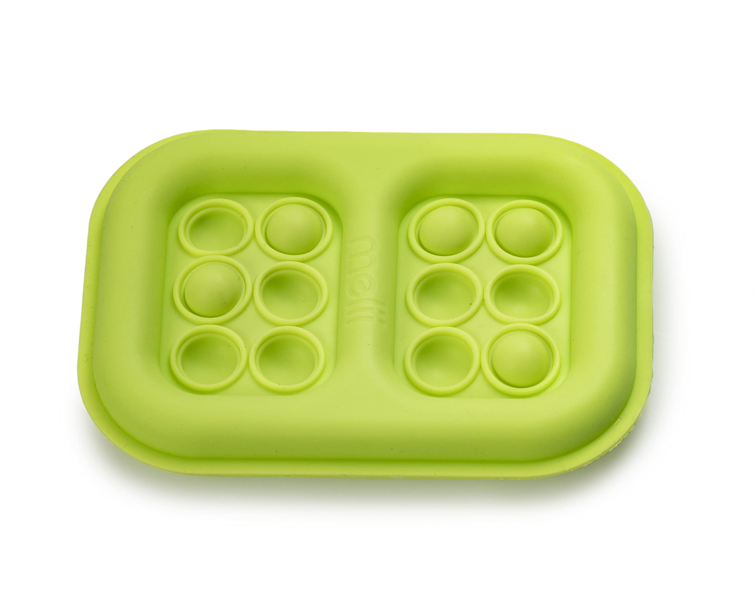 Melii Pop-It Fidget Toy Ice Pack For Kids Lunch Boxes (2 Pack, Blue & Lime)