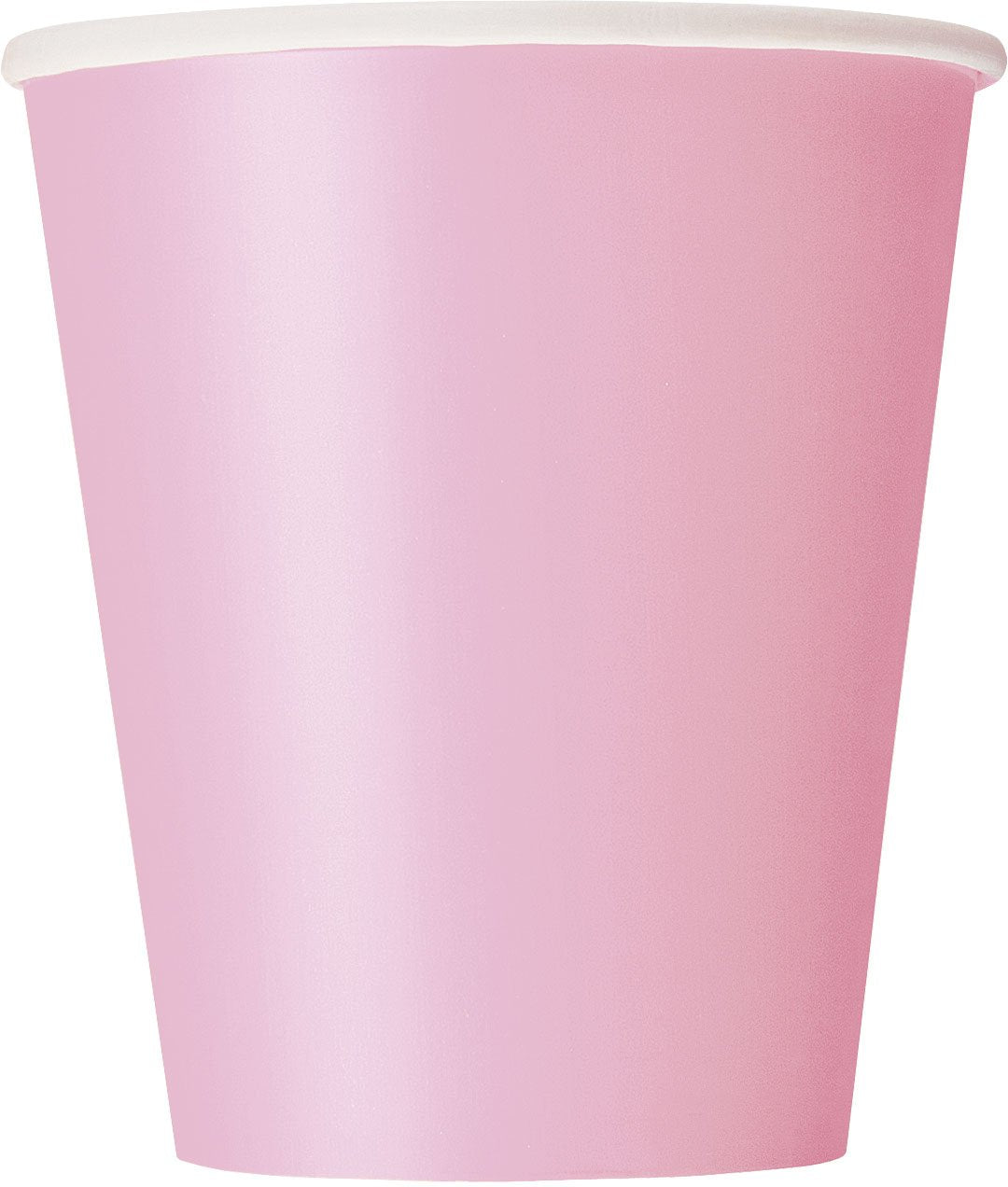 Lovely Pink Solid Paper Cups - 9Oz (Pack Of 8) - Vibrant & Sturdy Party Drinkware - Perfect For Any Occasion