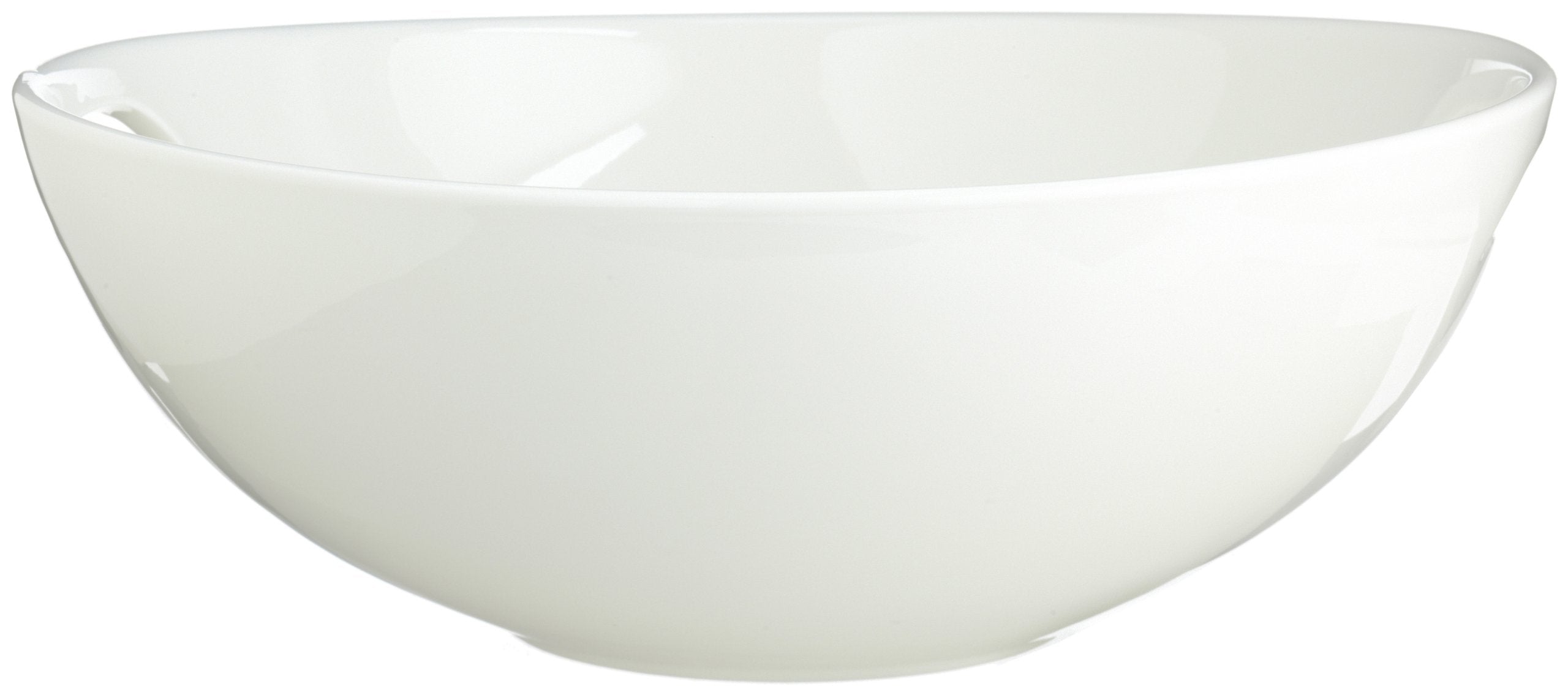 10 Strawberry Street Whittier 13.5''/96 Oz Handled Bowl, White