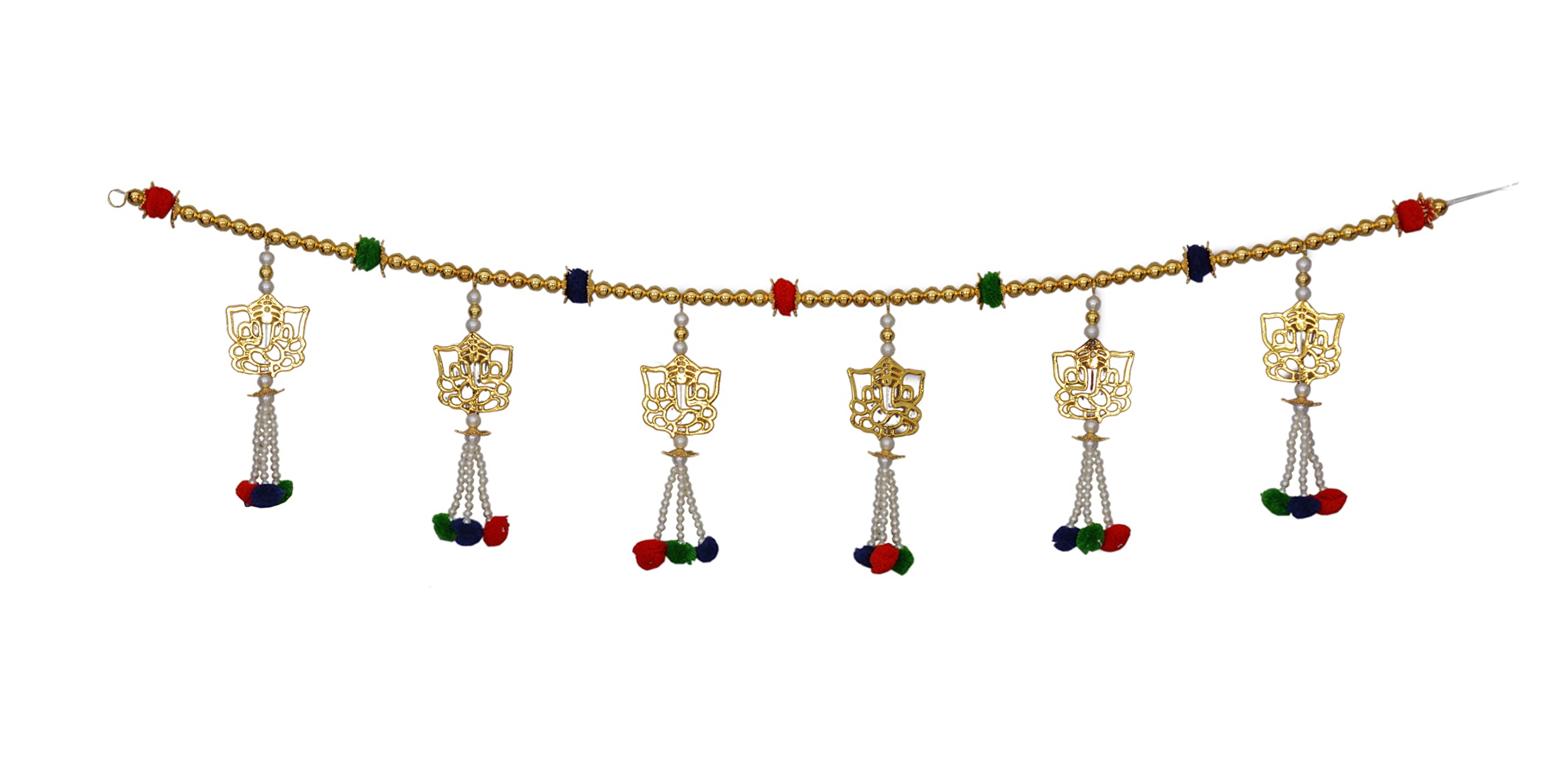 Divyakosh Ganesha Hanging for Door| Bandhanwar for Main Door, Mandir| Thoranam for Pooja Room| Vinayak/Ganpati Bandarwal for Doo