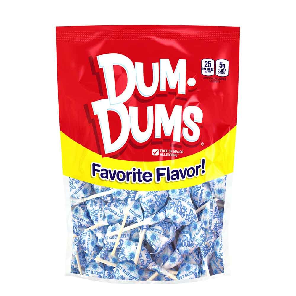 Dum Dums Blueberry Burst 1-50 Ct Bag