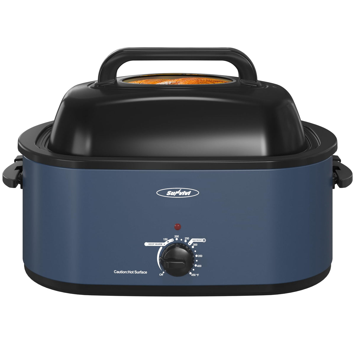 Roaster Oven,24Qt Electric Roaster Oven With Self-Basting Lid,Turkey Roaster With Unique Defrost/Warm Function,Large Roaster Wit