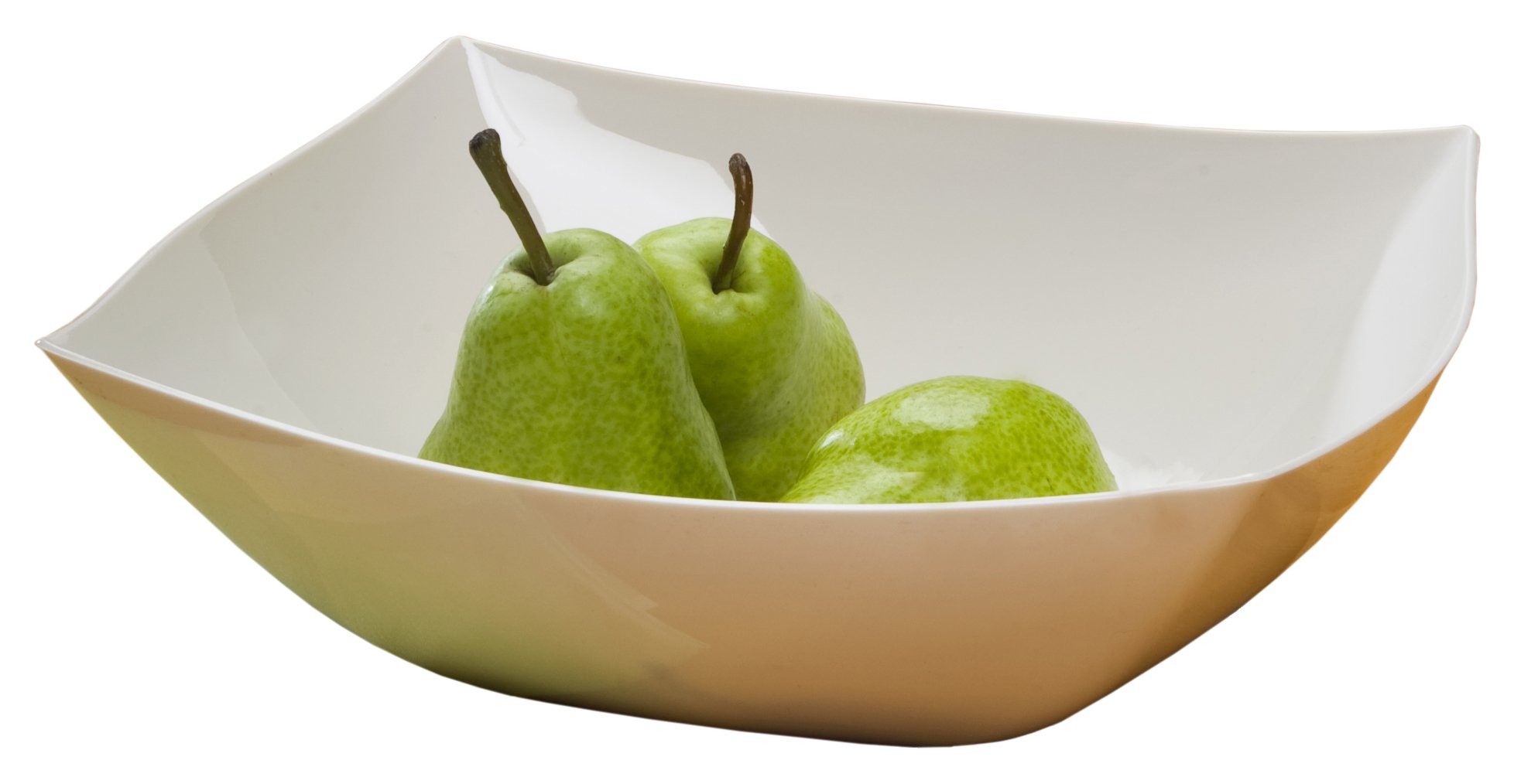 Squares 128oz Serving Bowl White