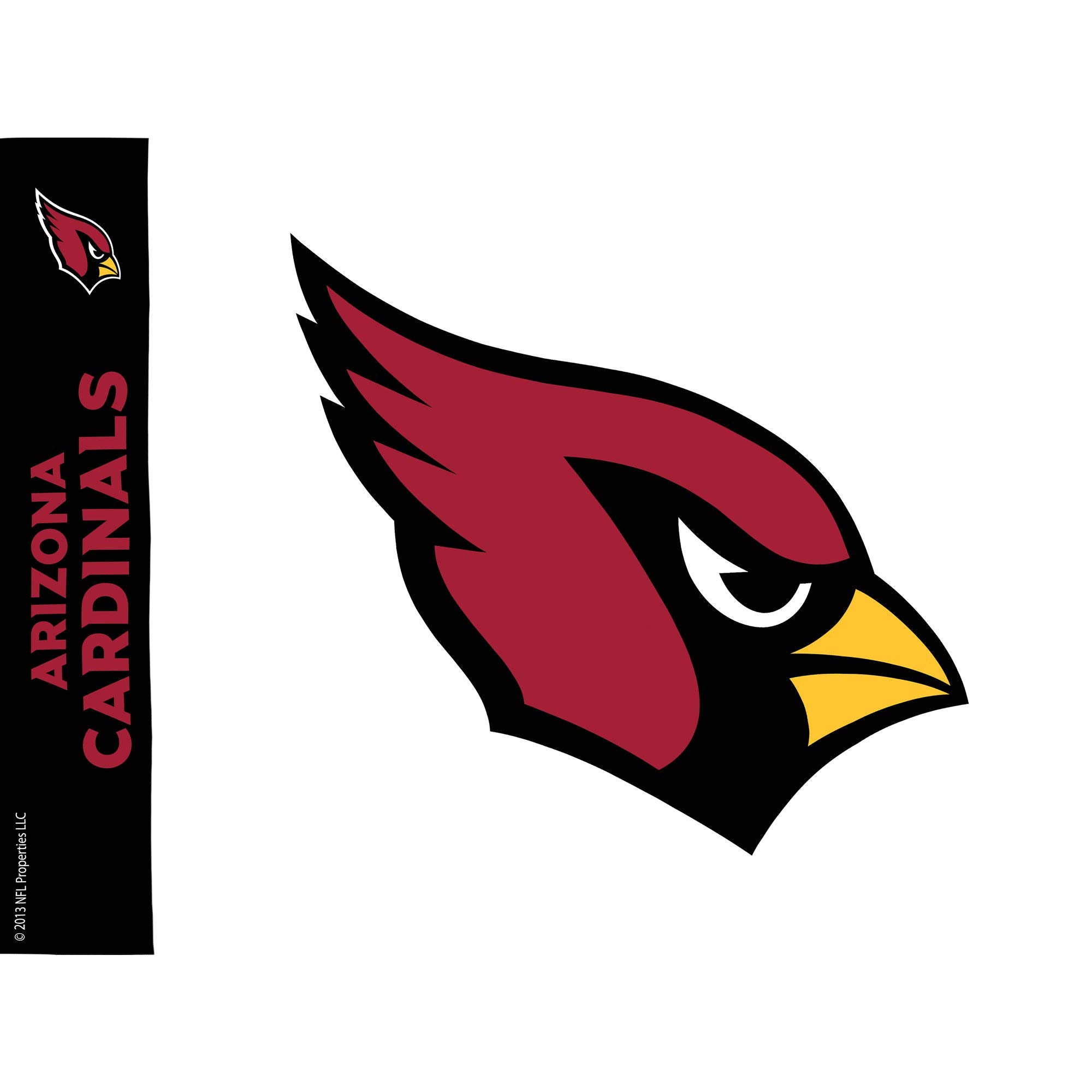 Tervis Nfl Arizona Cardinals - Colossal Made In Usa Double Walled Insulated Tumbler Travel Cup Keeps Drinks Cold & Hot, 24Oz, Cl