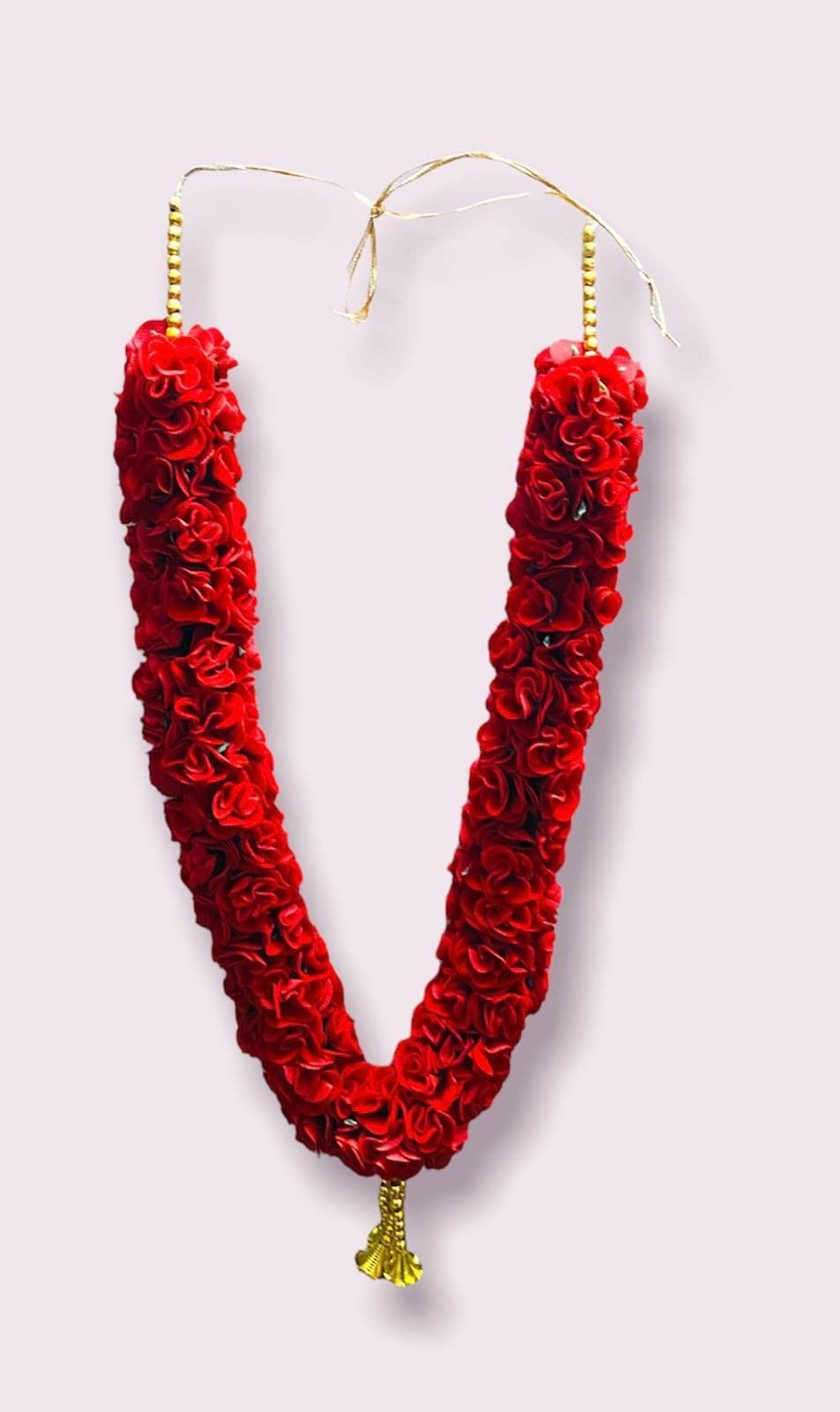 Crownnimreet Handmade Artificial Flower Garland Mala For Photo Frame And God Idol, Artificial Moti Garland Decorating Flower Mal