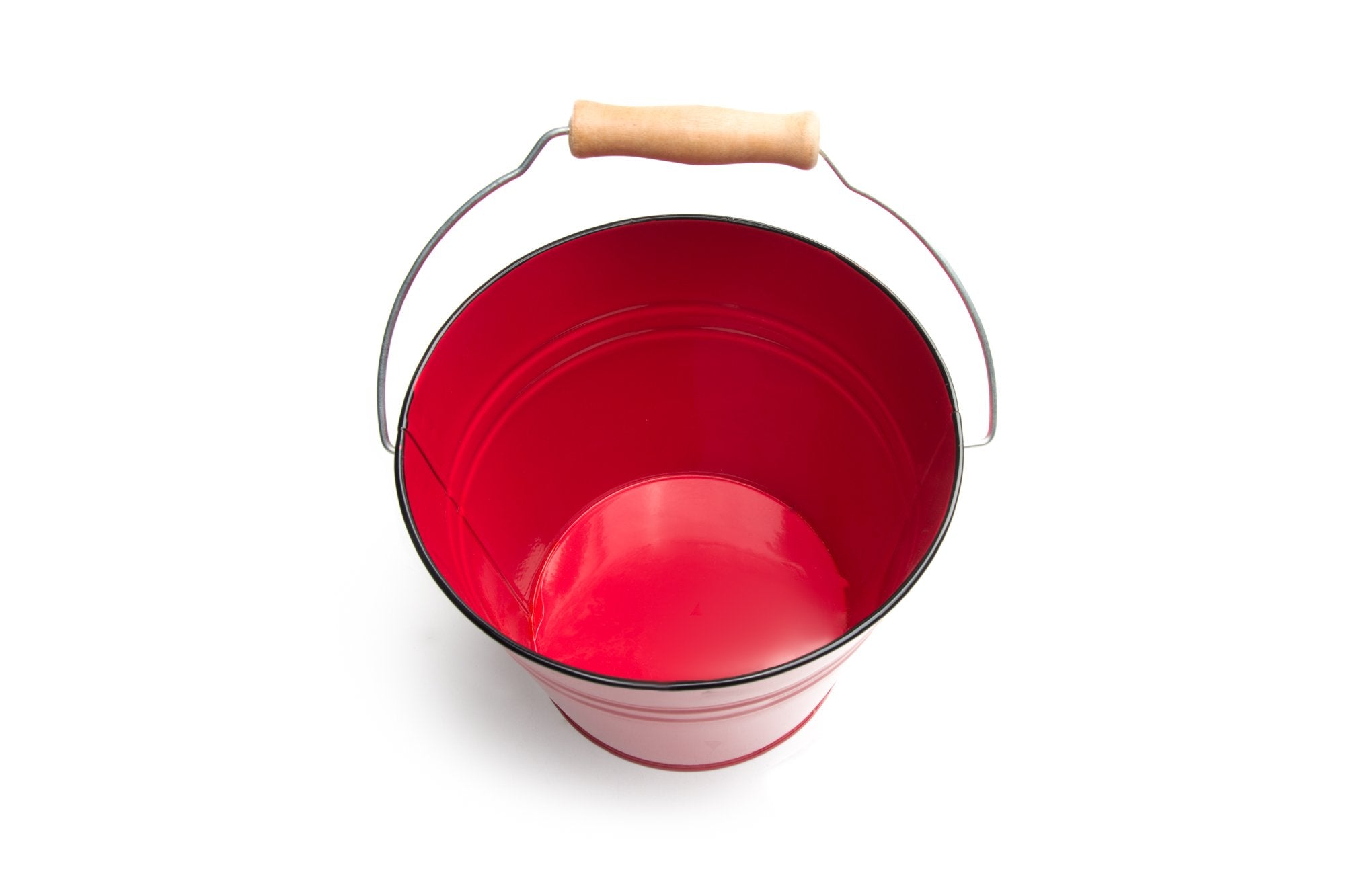 Nantucket Seafood Red Serving Pail Ice Bucket, 7.25 X 7.25 X 6 Inches
