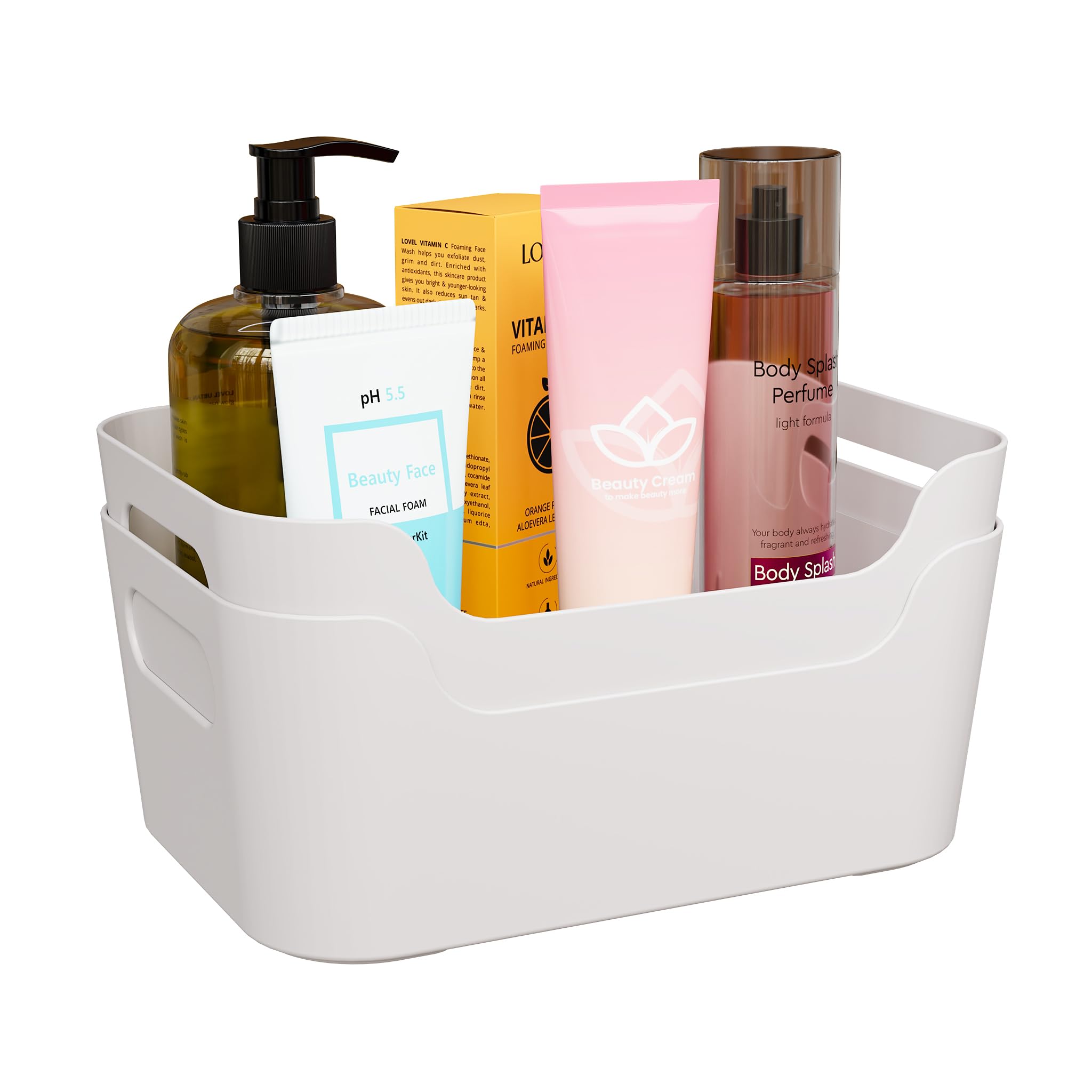 TexRo Storage Box And Organiser | Storage Organiser | Organizer Storage Box For Home & Kitchen | Durable Storage Basket & Plast