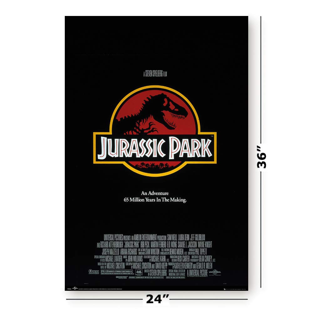 Poster Stop Online Jurassic Park - Movie Poster (Regular Style) (Size 24 X 36)