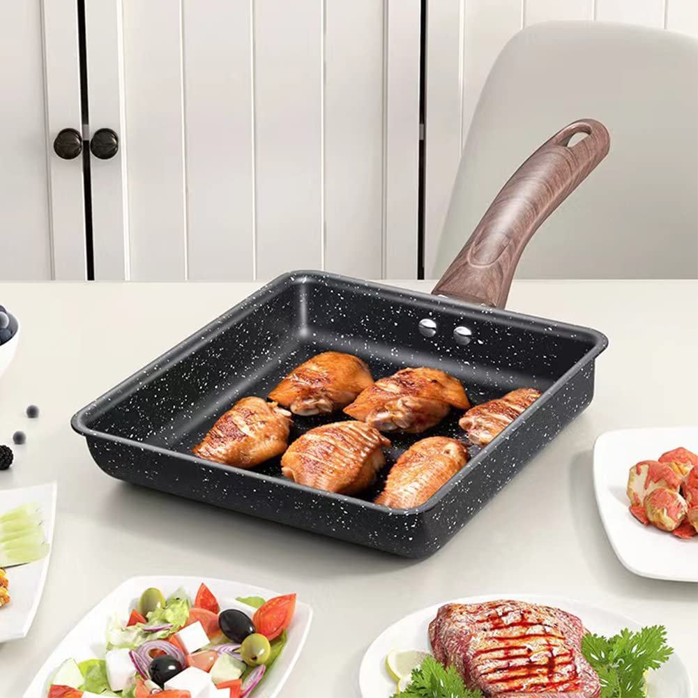 Lchkrep Japanese Omelette Pan-Tamagoyaki Nonstick Pan-Square Pan -Egg Roll Pan-Rectangle Frying Pan-Small Frying Egg Pan, Cookto