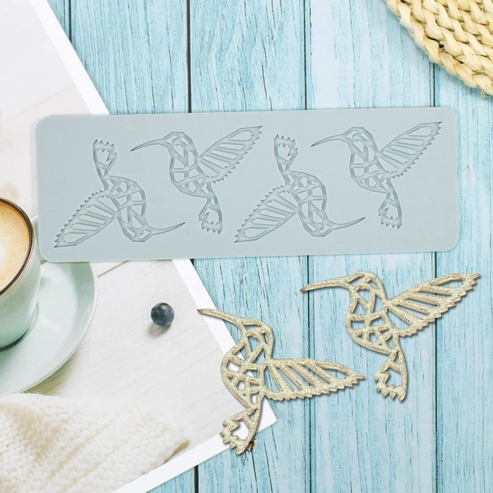 Animal Hollow Leaf Candy Mold, Chocolate Candy 3D Hollow Bee/Bird/Snail/Cow Silicone Mold, Sugar Craft Cake Decoration, Cupcake