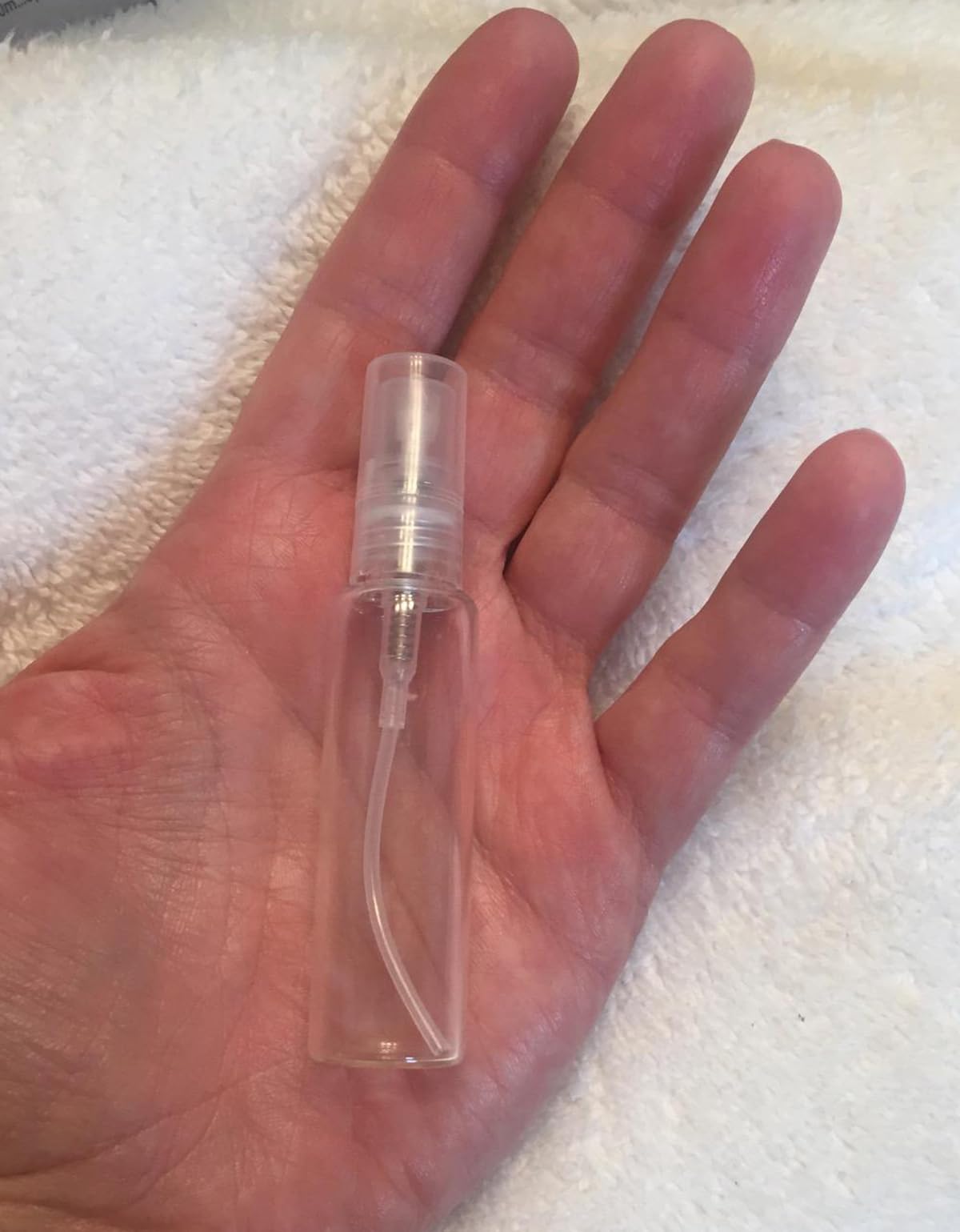 Zbfwmx 20 Pack Set 10Ml Protable Refill Bulk Atomizer Spray Travel Perfume Bottle Hydrating Empty Bottle (Clear-1)