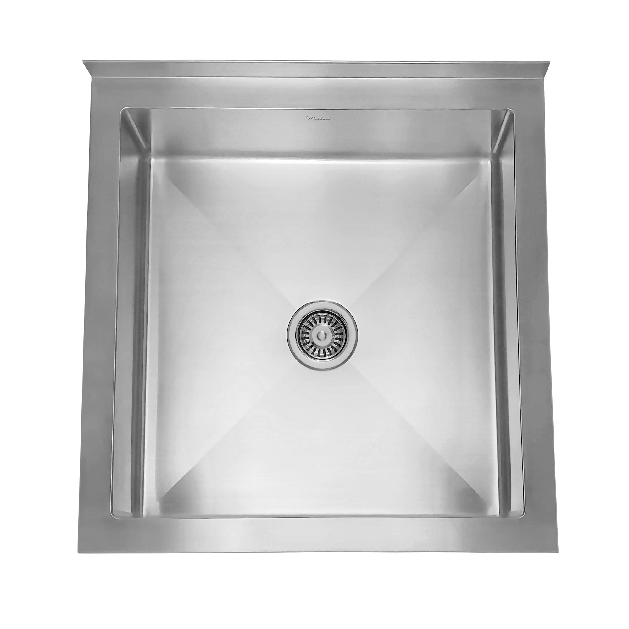 Noah Collection Whms2424 Mop Sink, Brushed Stainless Steel