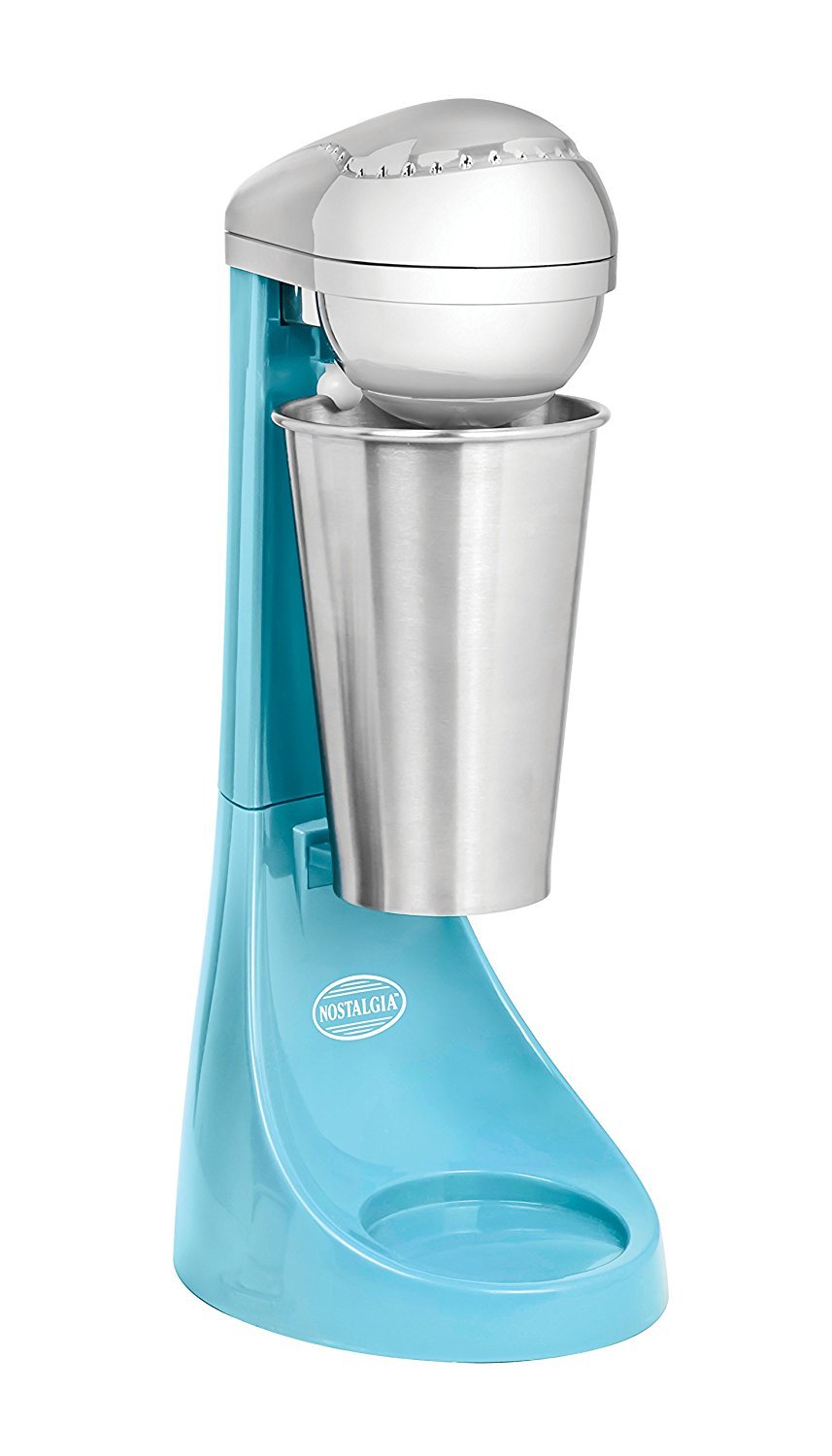 Nostalgia Electric MLKS100BL Two-Speed Milkshake Maker, Blue