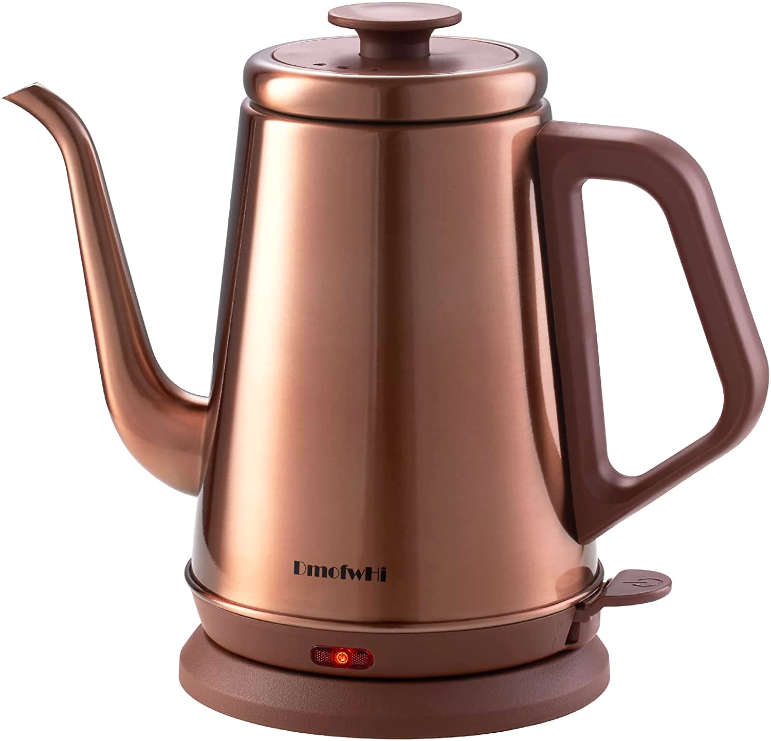 Dmofwhi 1000W Gooseneck Electric Kettle (1.0L),100% Stainless Steel Bpa Free Tea Kettle With Auto Shut - Off Protection, Pour Ov