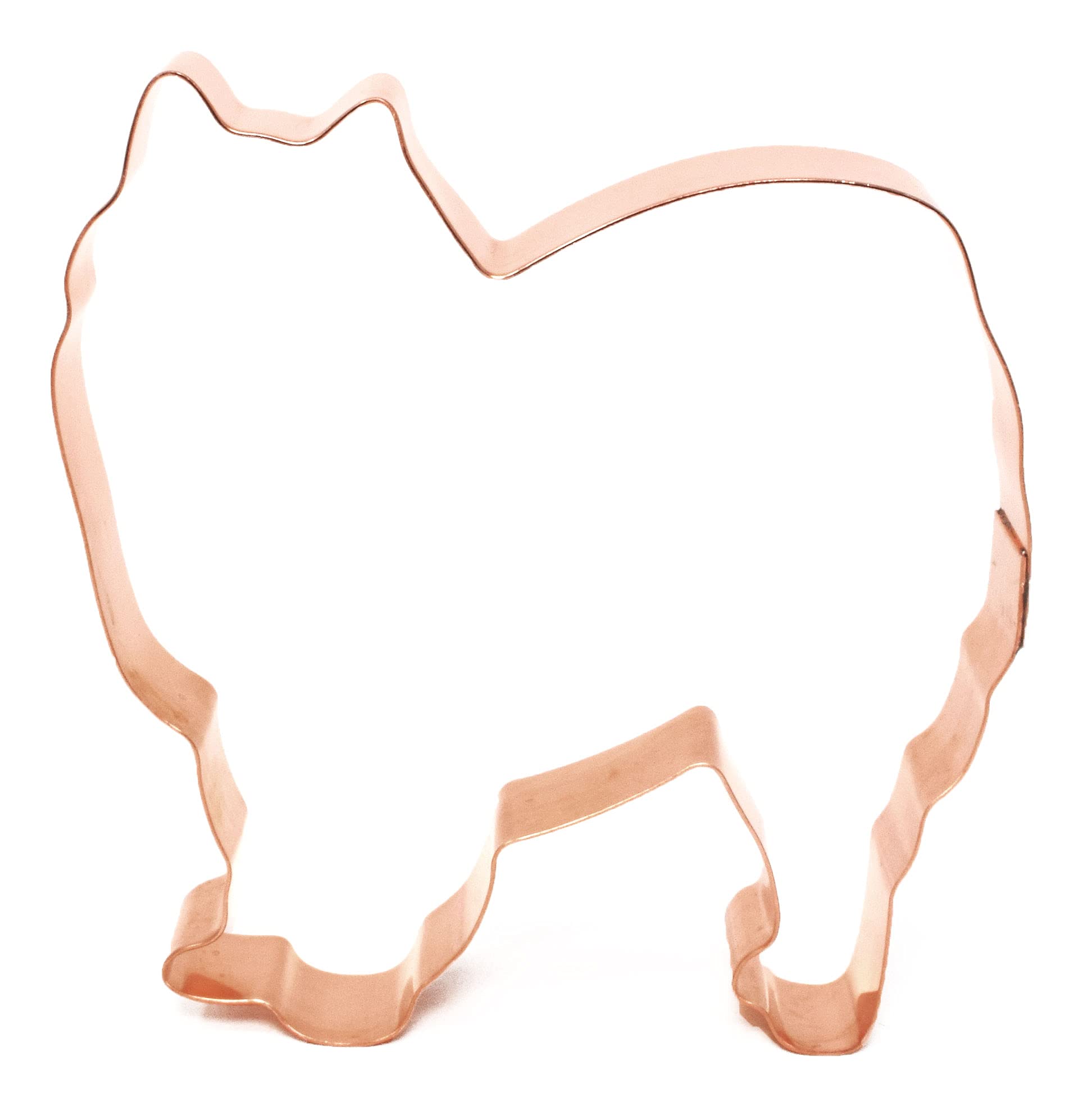 American Eskimo Dog Copper Cookie Cutter