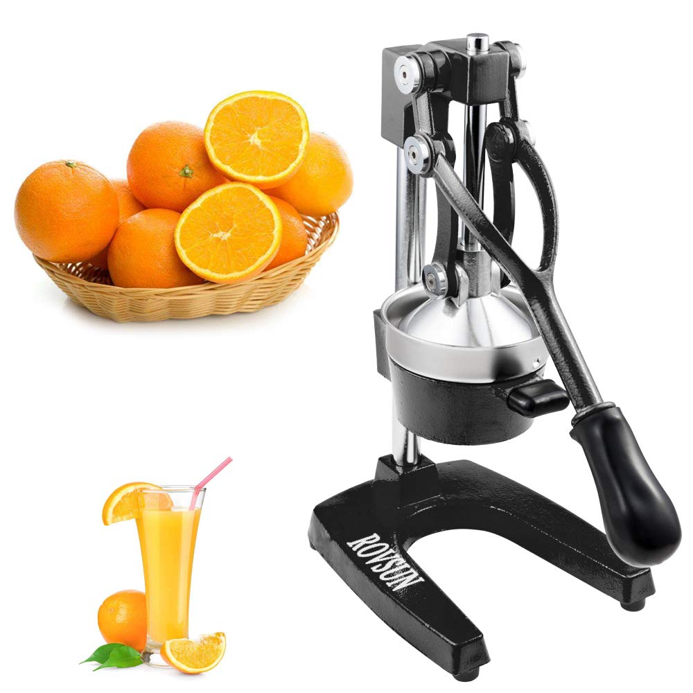 Rovsun Professional Citrus Juicer Lemon Squeezer, Commercial Grade Manual Fruit Press Juicer For Lemon Pomegranate Orange Juice,