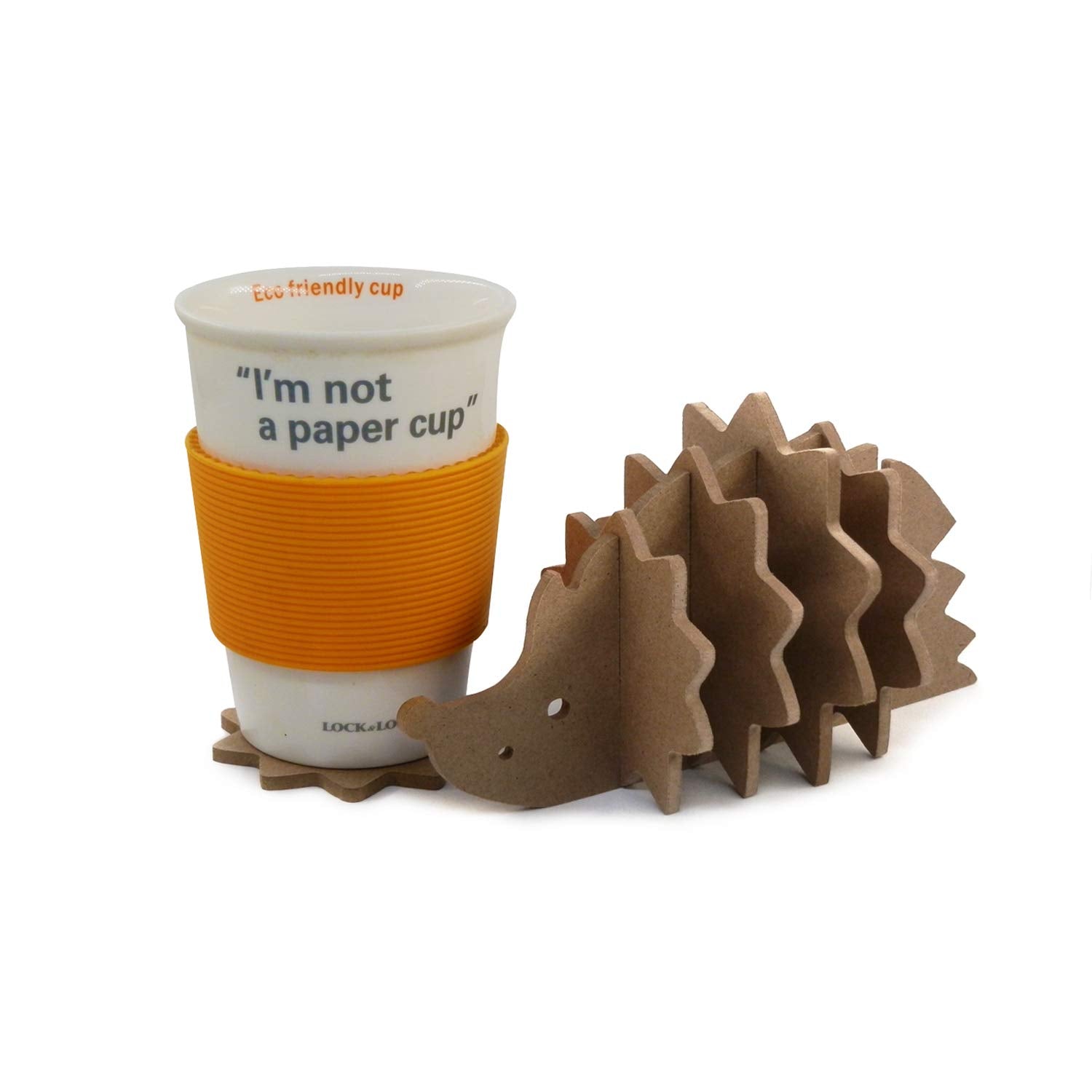 Riverbyland Cute Hedgehog Shaped Cork Coasters