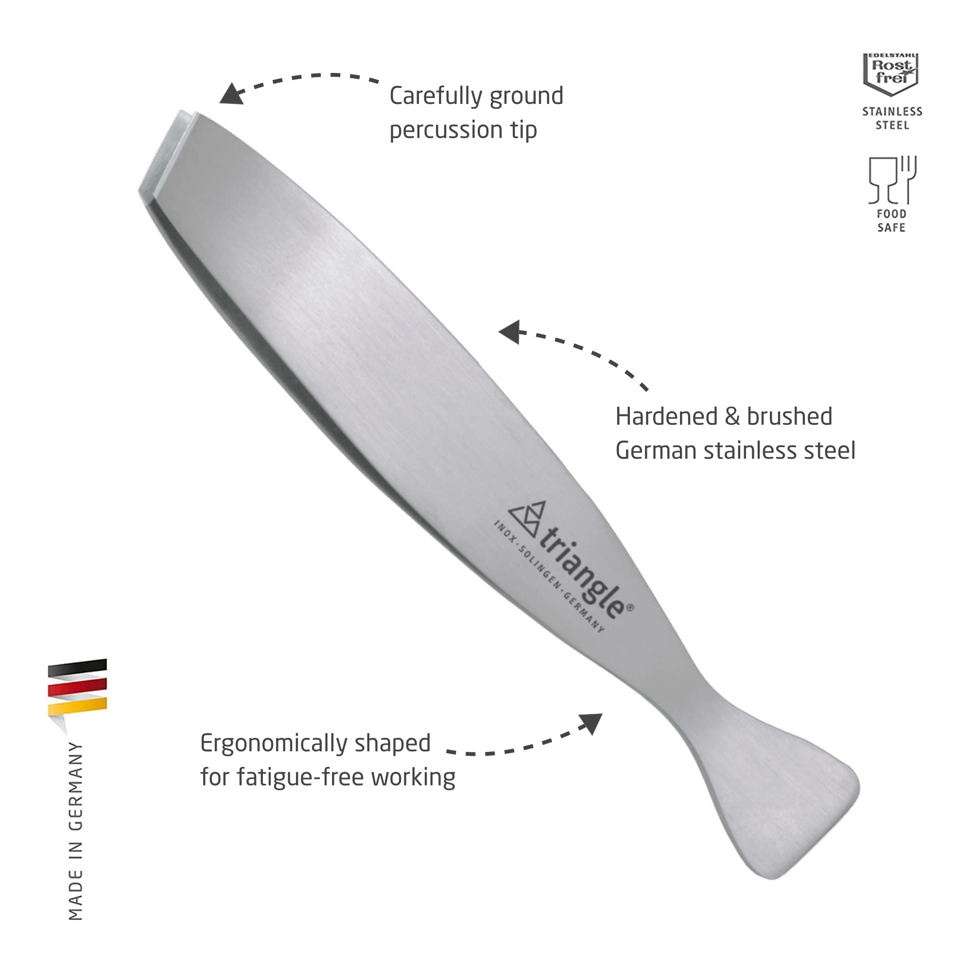 Triangle Fishbone Tweezers - Stainless Steel - Grips & Removes Fish Bones - Dishwasher Safe - Made In Germany