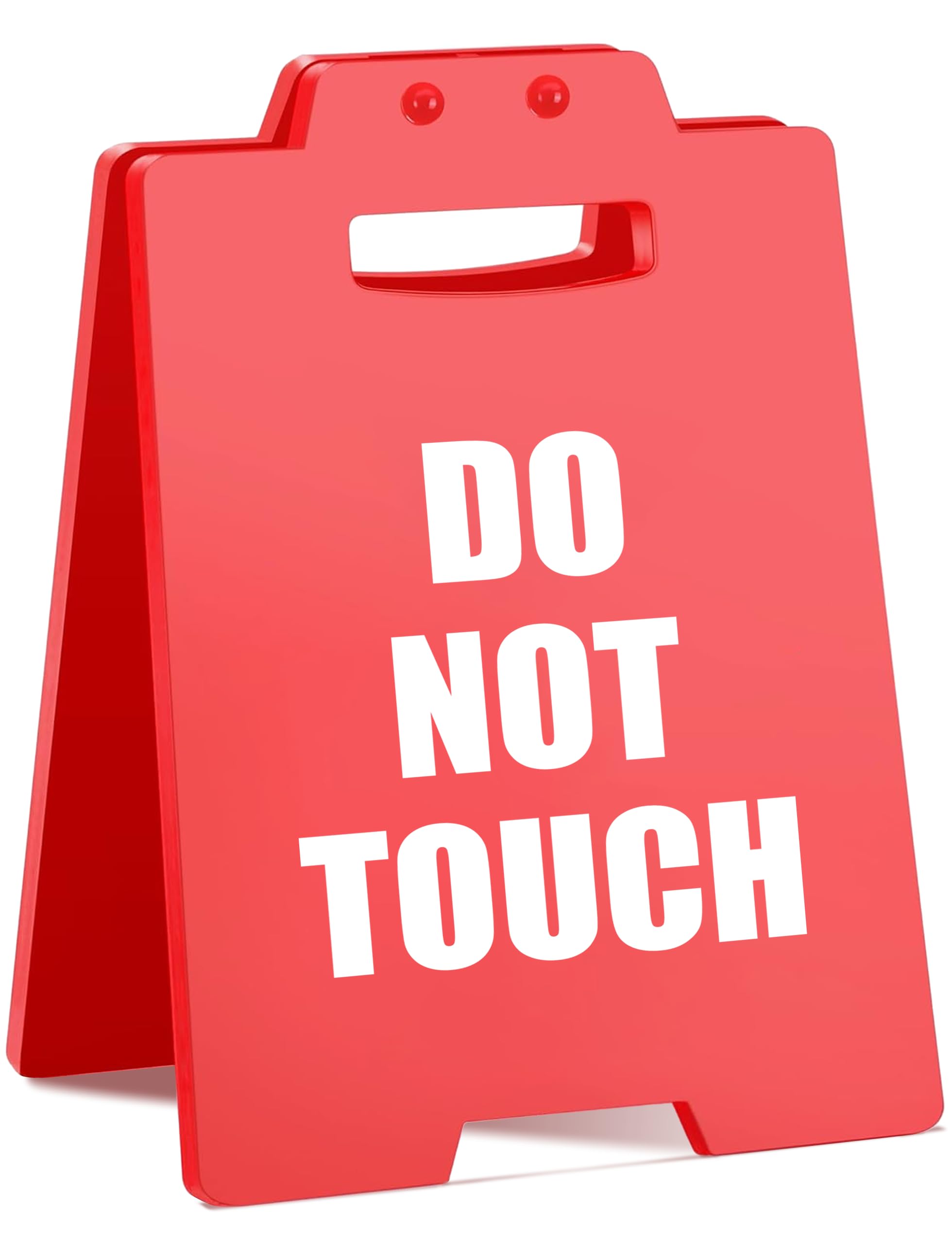 DO NOT TOUCH Sign | Cool Mini Warning Plaque for Home, Office, or Cubicle | Cute Office Decor for Work Desk Accessories for Your