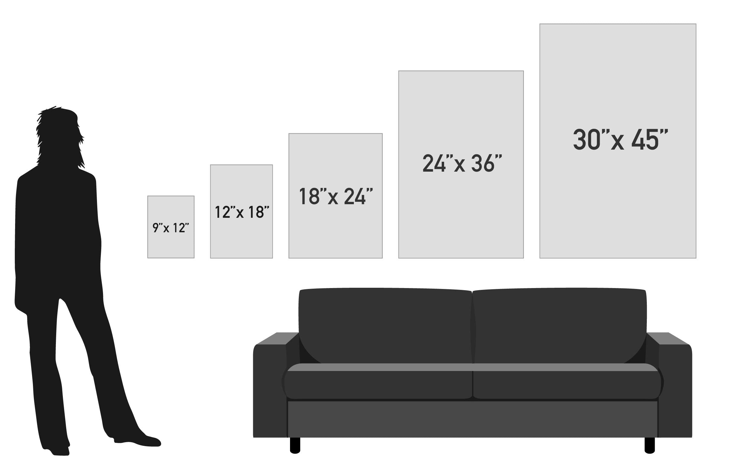 Portland Oregon Skyline Giclee Art Print Poster From Travel Artwork By Artist Paul A. Lanquist 24'' X 36''