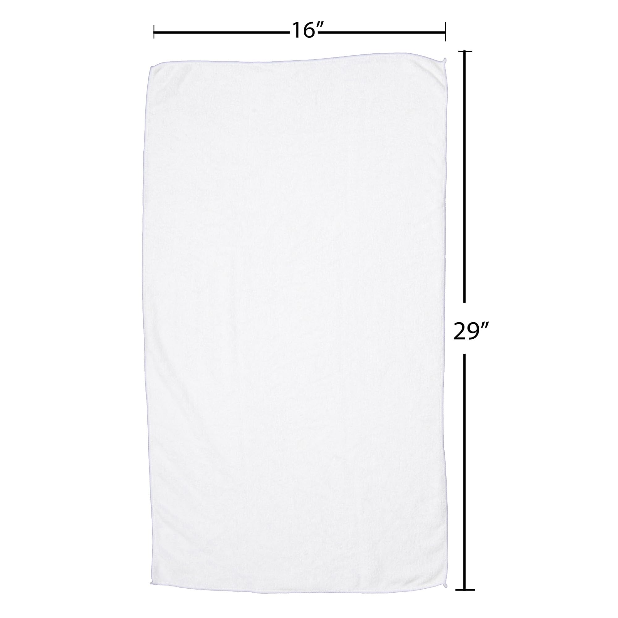 Fromm Softees Microfiber Salon Hair Towels for Hairstylists, Barbers, Spa, Gym in White, 16'' by 29'', 10 count Perfect Hair Car