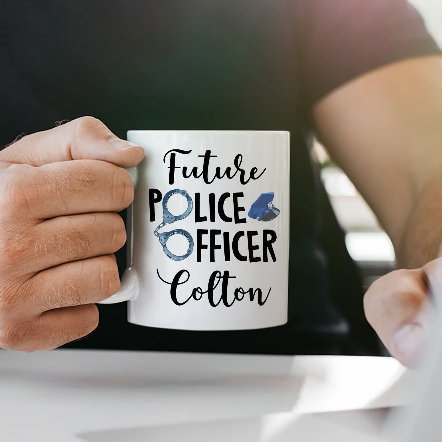 Future Police Officer Mug, Custom Police Coffee Mug, Personalized Mug For Future Police Officer Gift, Policeman Mug, Police Mug,