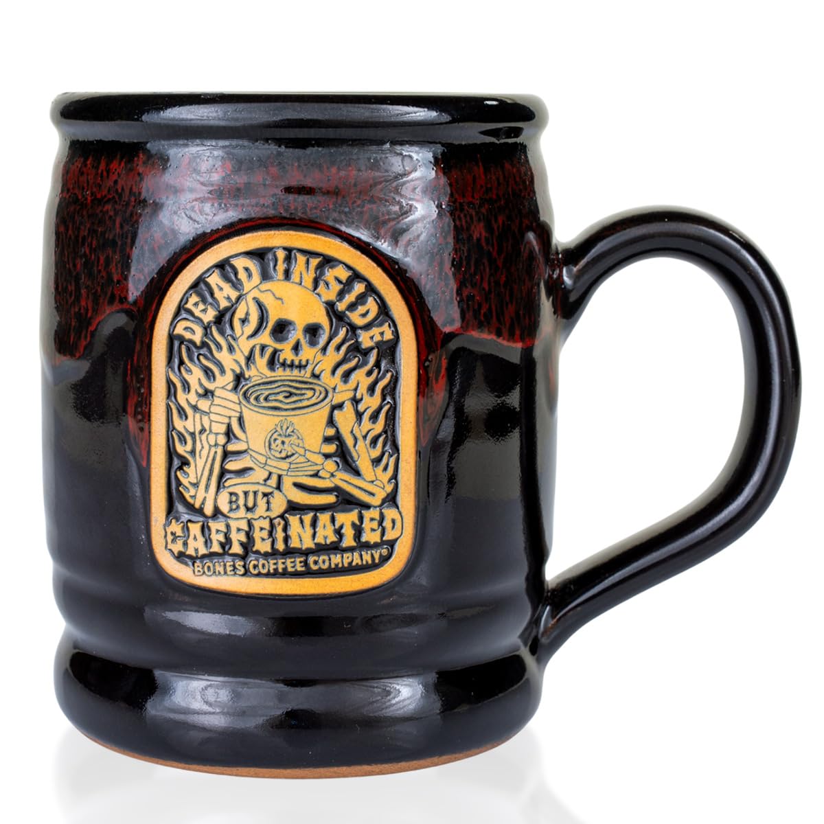 Bones Coffee Company Dead Inside Handthrown Mug