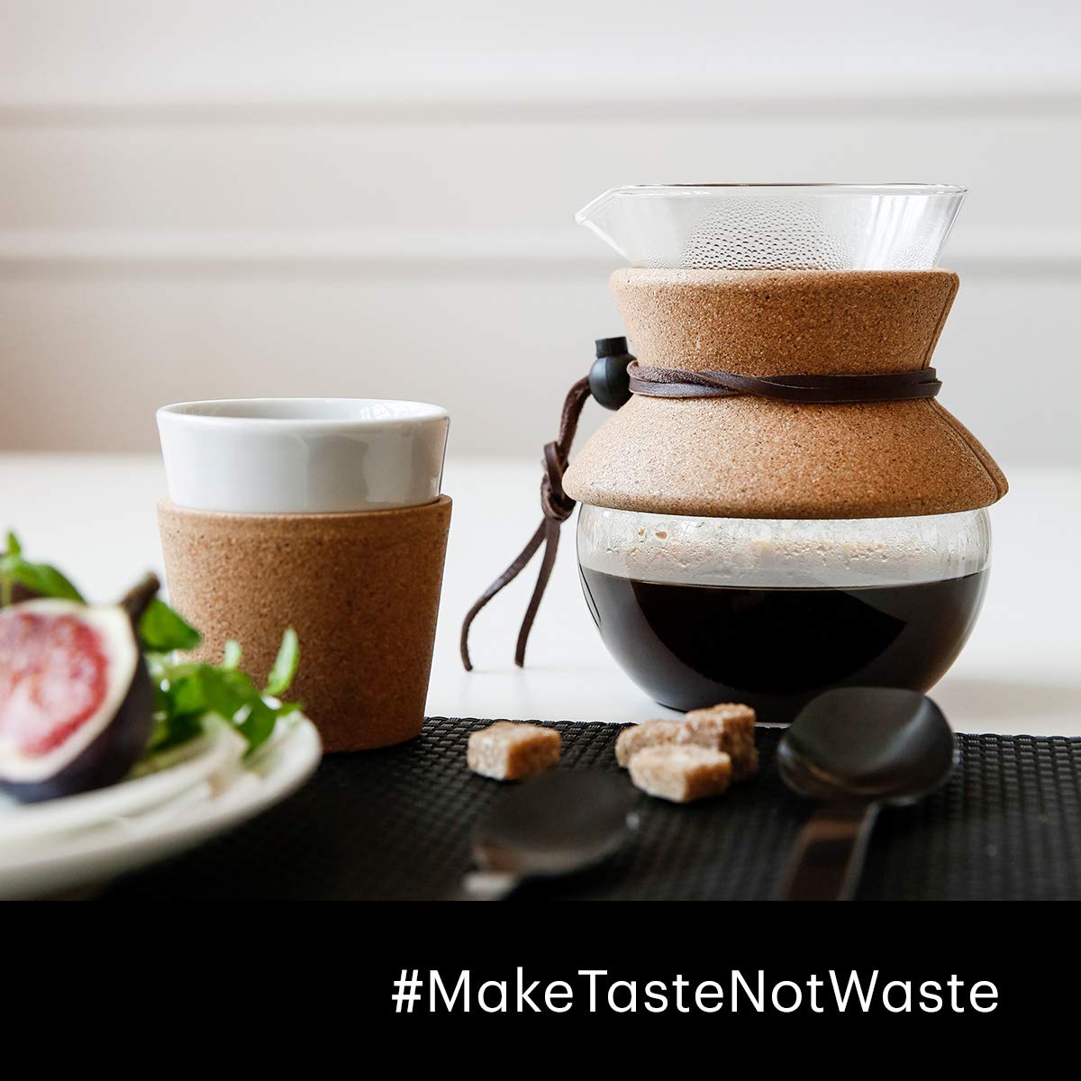 Bodum Pour Over Coffee Maker, 17 Oz, Cork